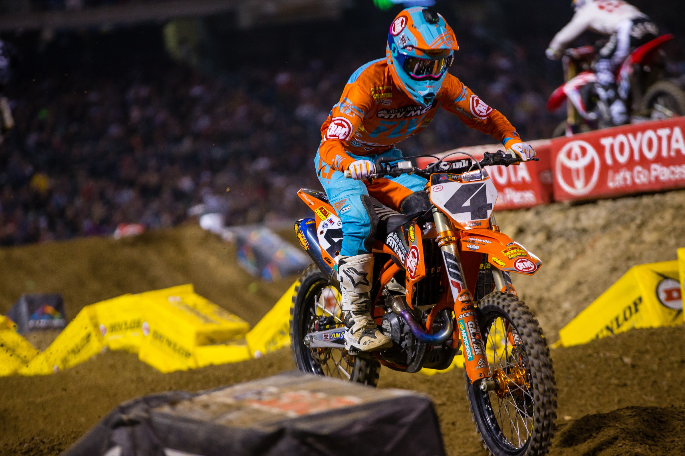 Baggett had his best night of the season so far, landing on the podium last weekend.