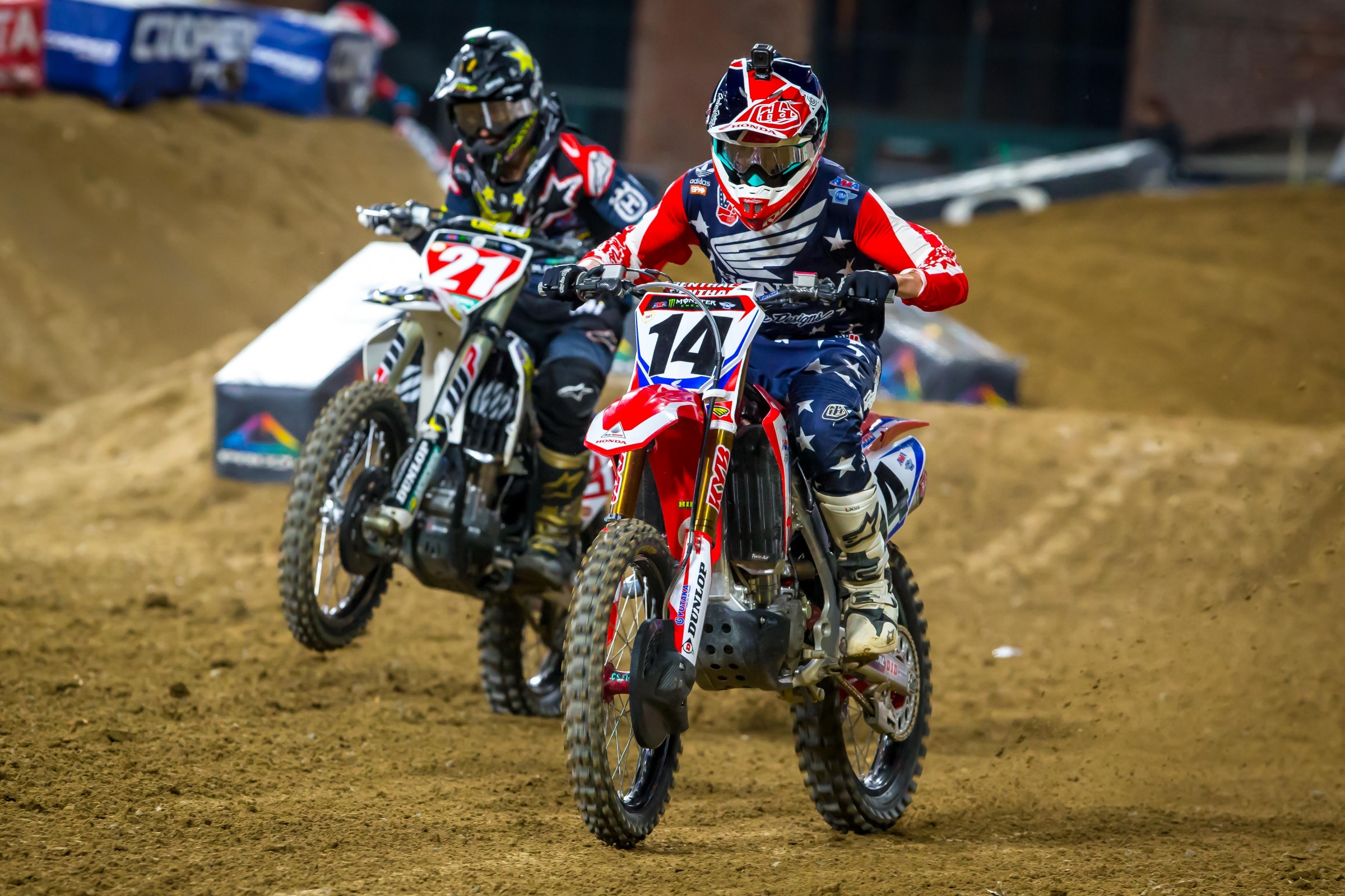 Cole Seely was excellent and even led for twelve laps before sliding back to fourth.