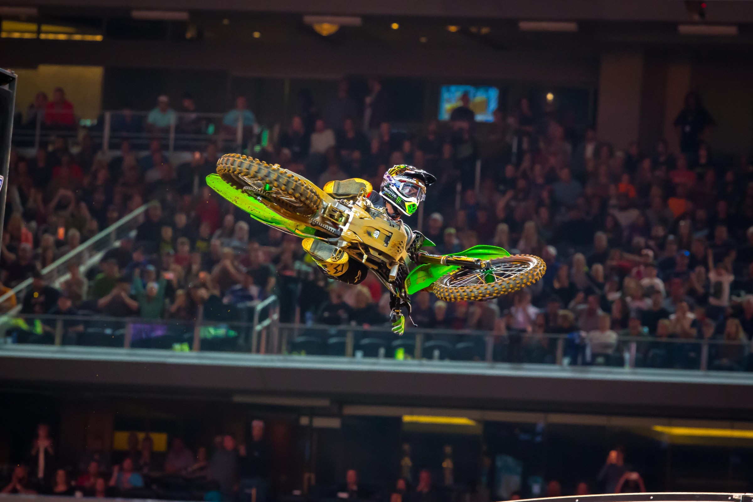 Tomac had plenty of time to throw whips. He was the fastest 450 rider by far.