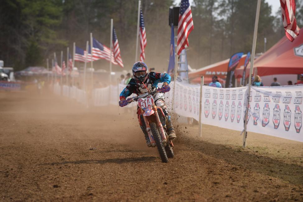 Steward Baylor earned the win at last year's VP Racing Fuels Big Buck GNCC.