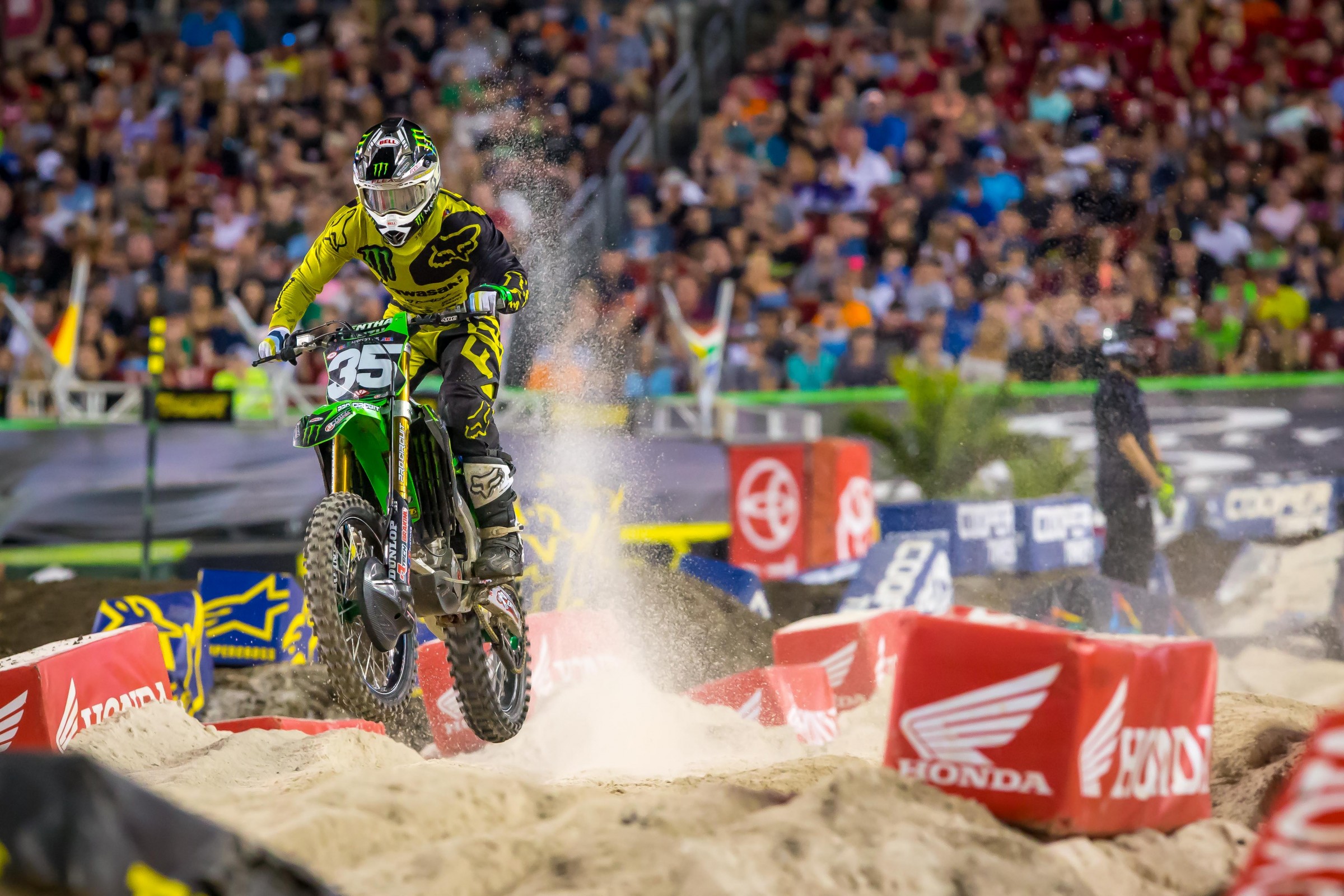 Forkner got his first career supercross win in Tampa.