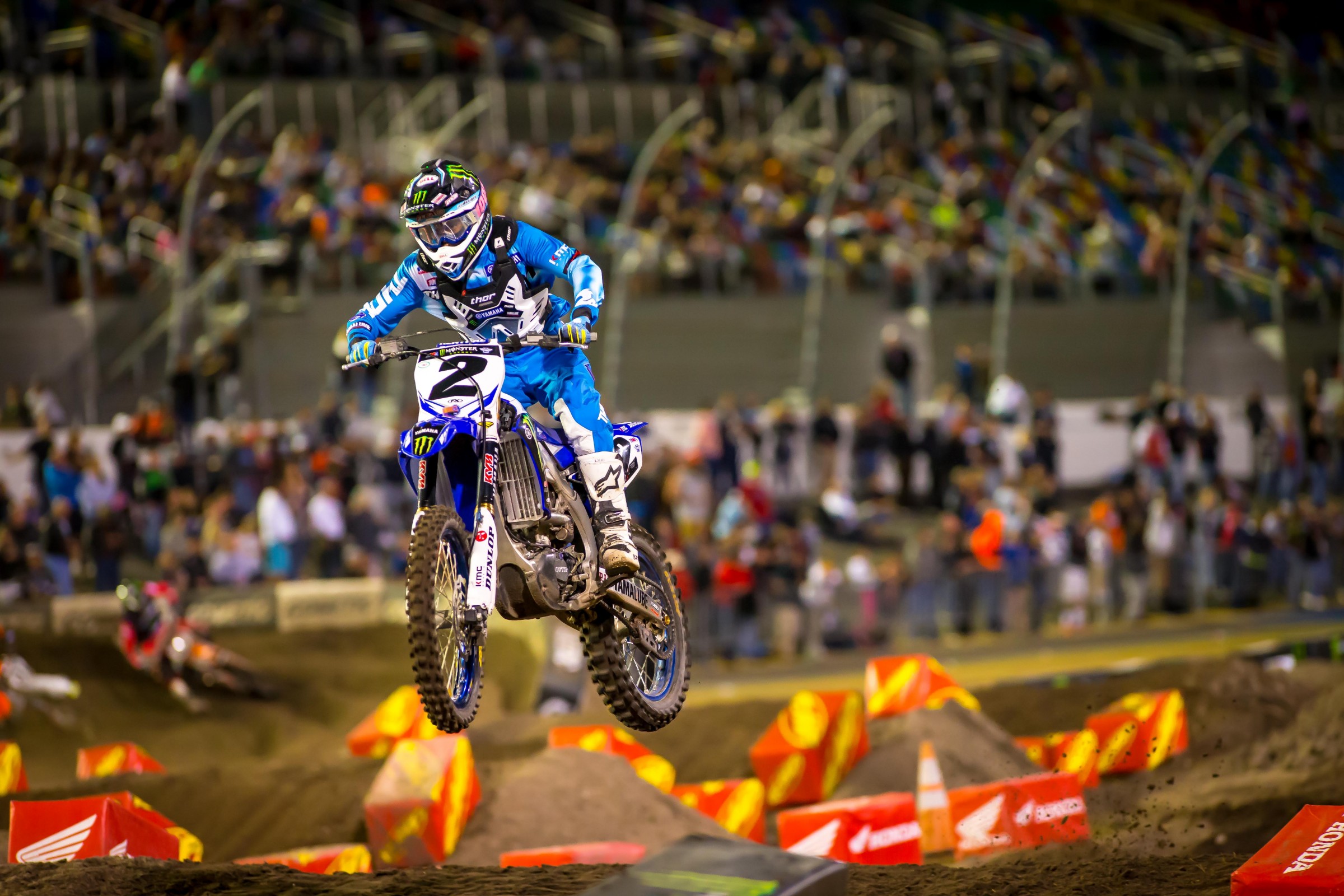 Cooper Webb captured his first podium of the year on Saturday.