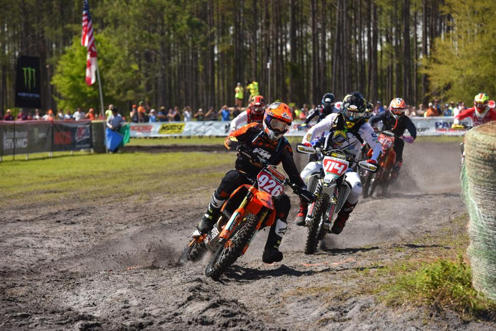 Kaven Benoit took home the $250 All Balls Racing holeshot award.
