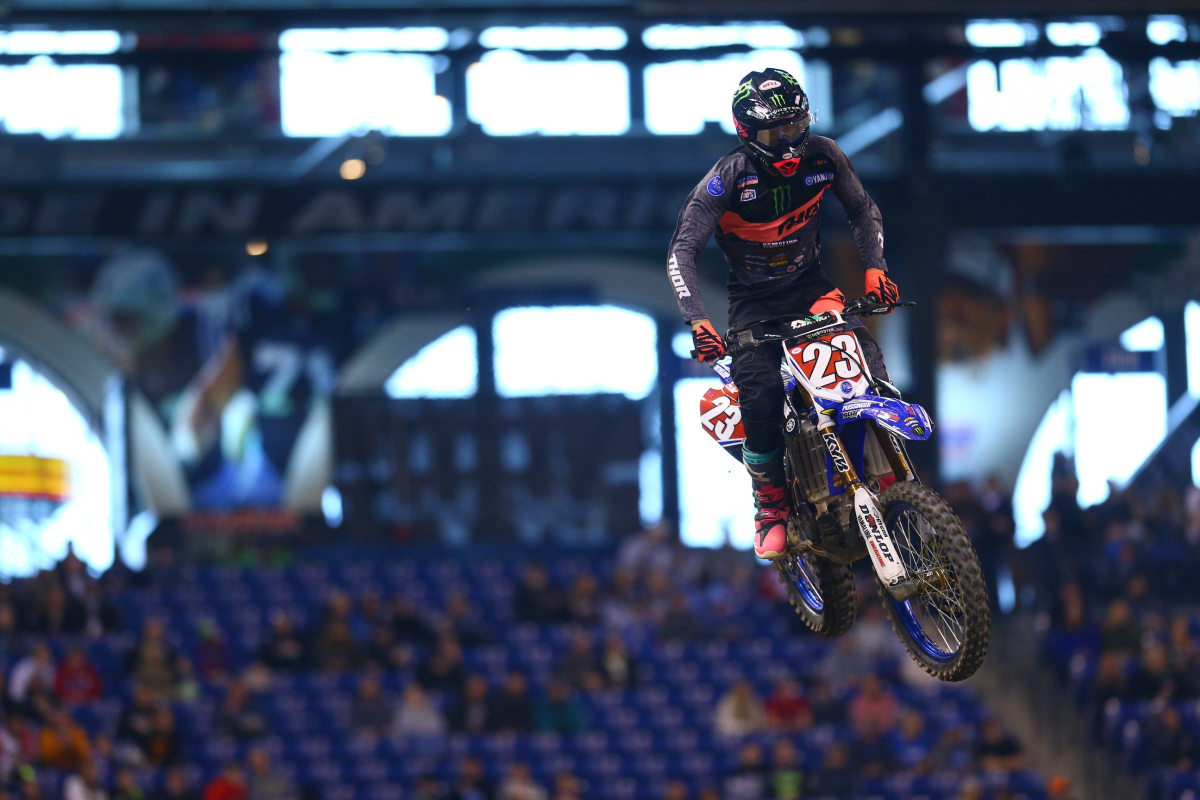 Despite his terrible start, Plessinger picked up points in the championship Saturday night.