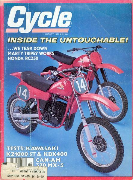 The RC250 that Marty Tripes raced at Hangtown '79 ended up being claimed by privateer John Roeder.