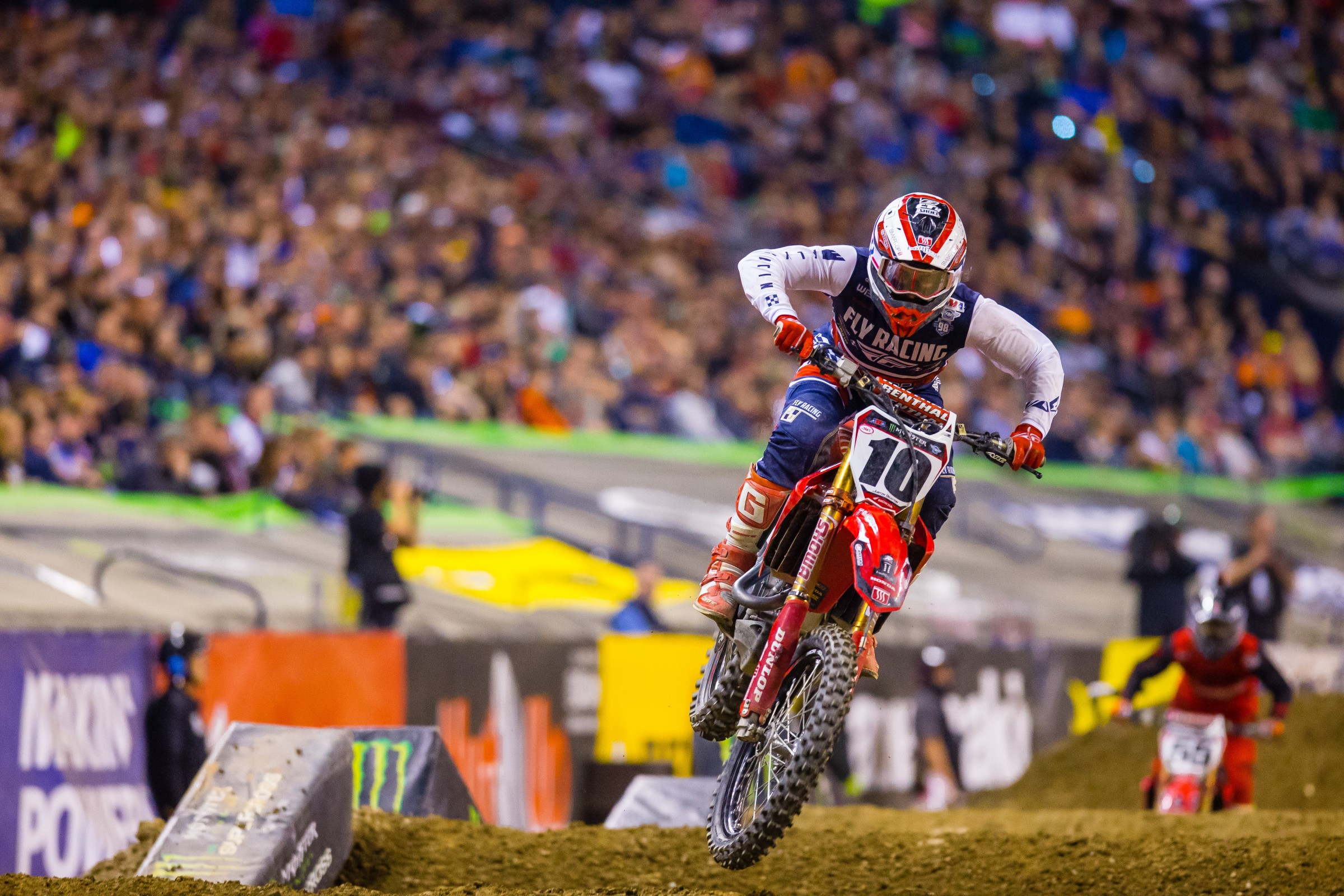 Brayton rounded out the podium behind Musquin and Wilson in Indianapolis and currently sits third in overall points standings.
