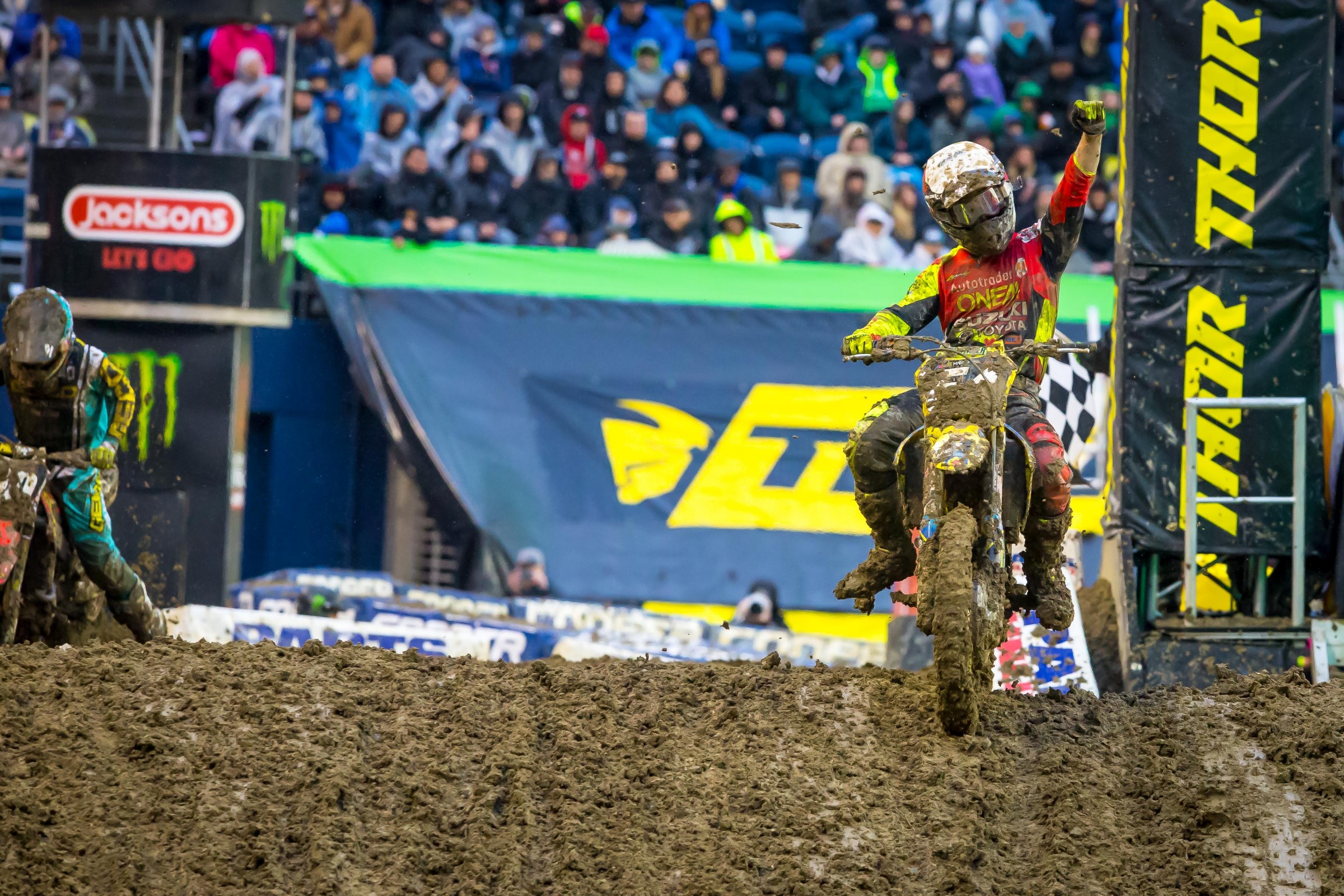 Nicoletti took his first heat race win in Seattle over the weekend.