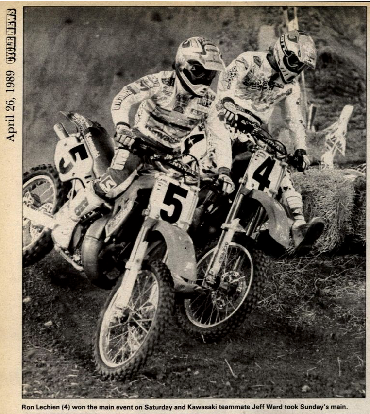 Here's a shot of Lechien and Ward from Cycle News.