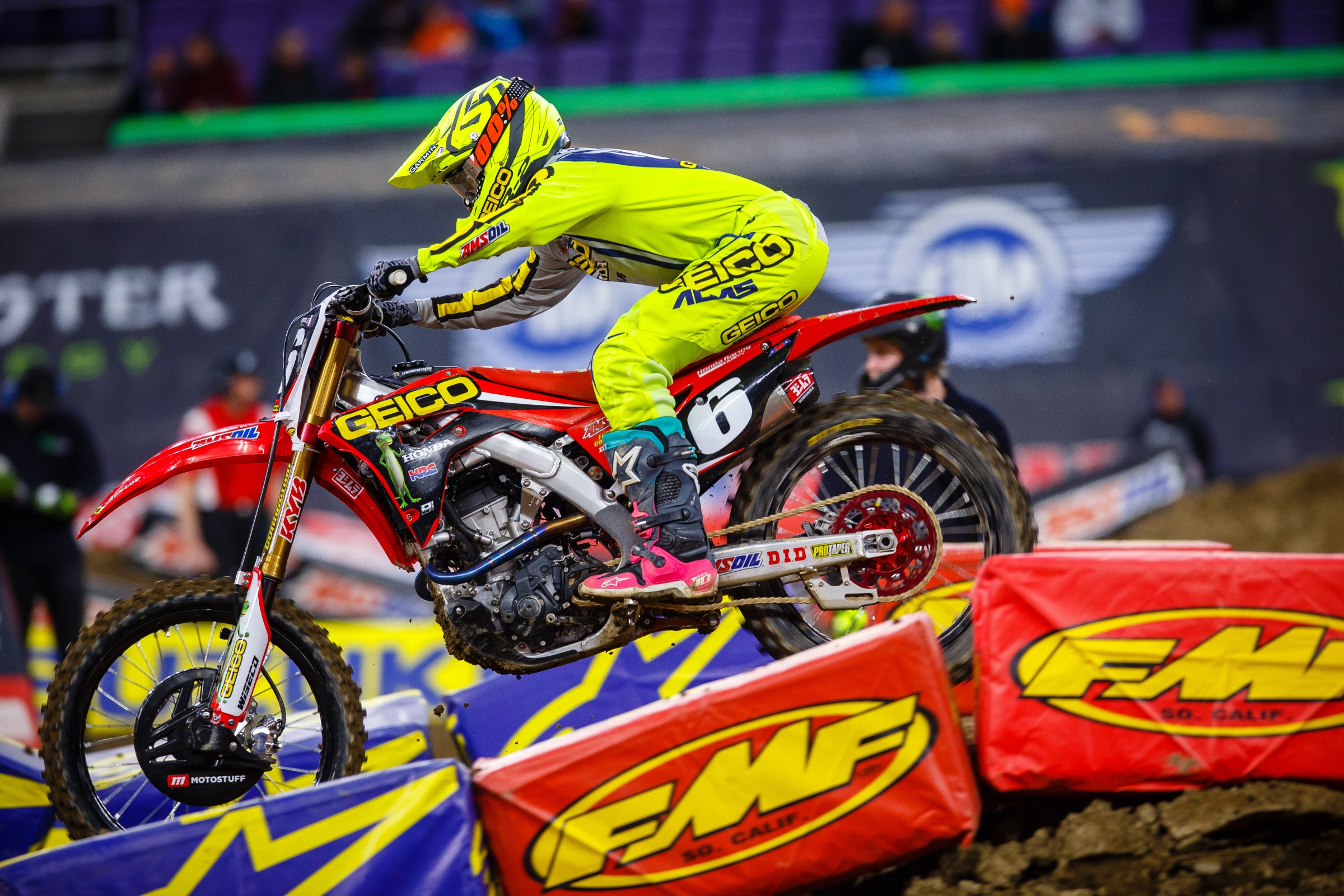 Martin is currently third in 250SX East Region standings.