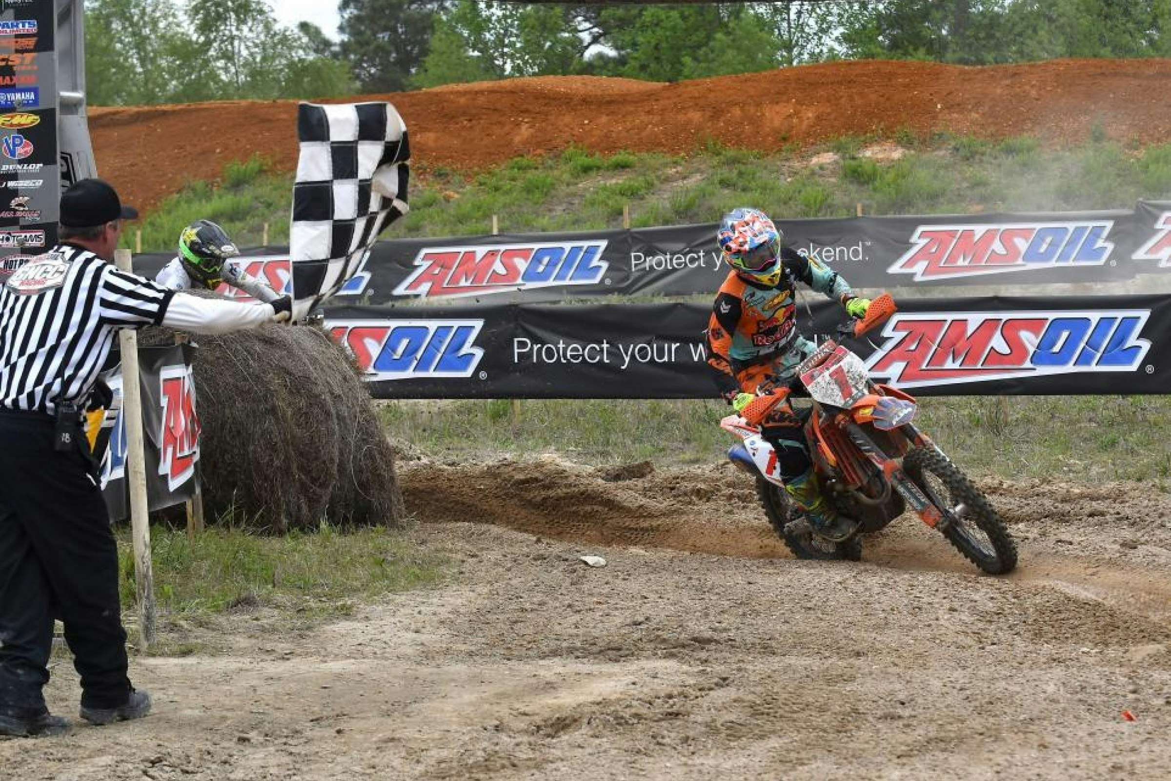 Kailub Russell Edges Thad Duvall at Camp Coker Bullet GNCC