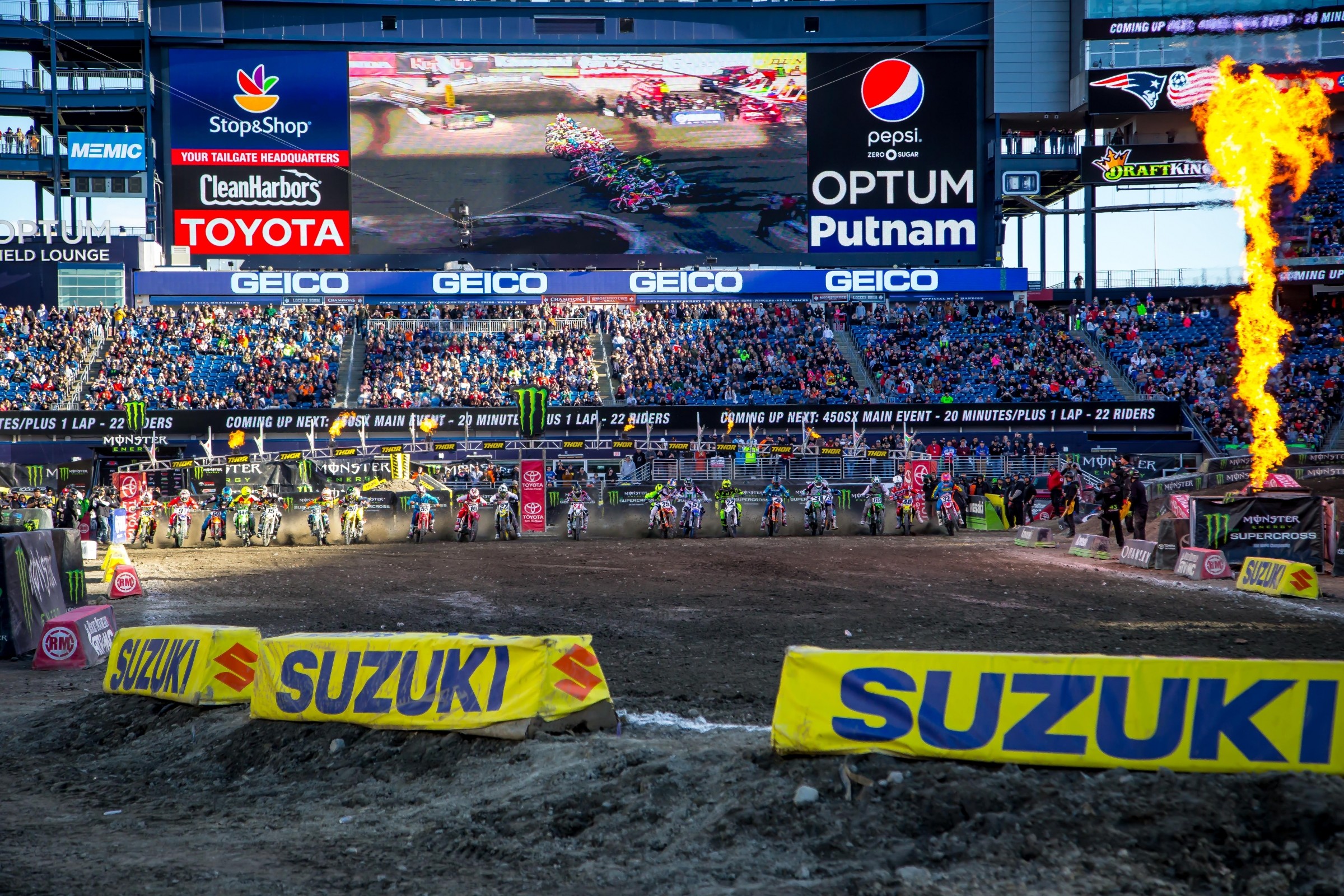 Sign of the (Lap) Times: Foxborough