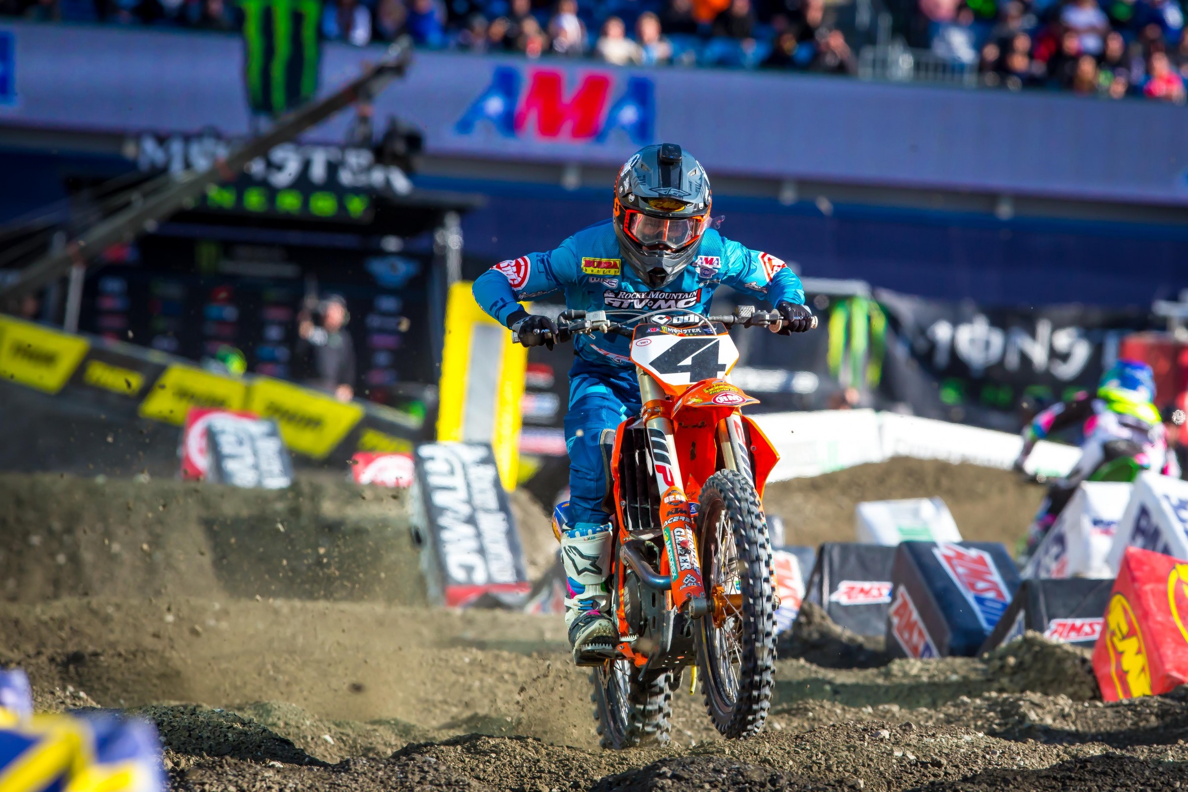 Baggett finished just off the podium over the weekend.