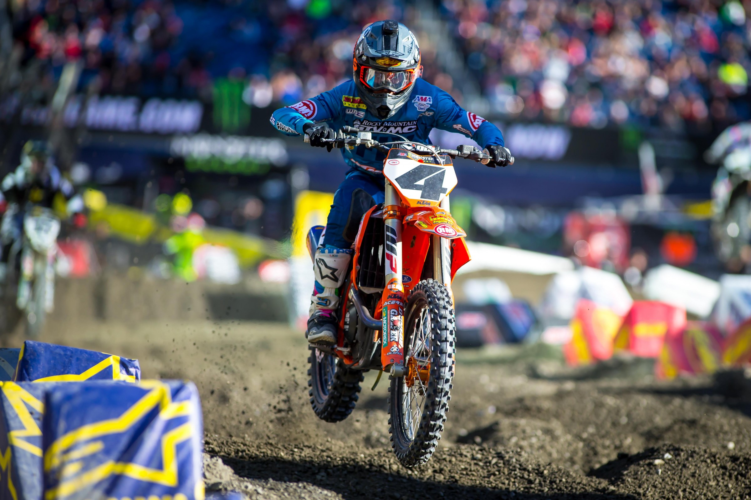 Baggett's fourth place was his best finish since injuring his wrist in Arlington.