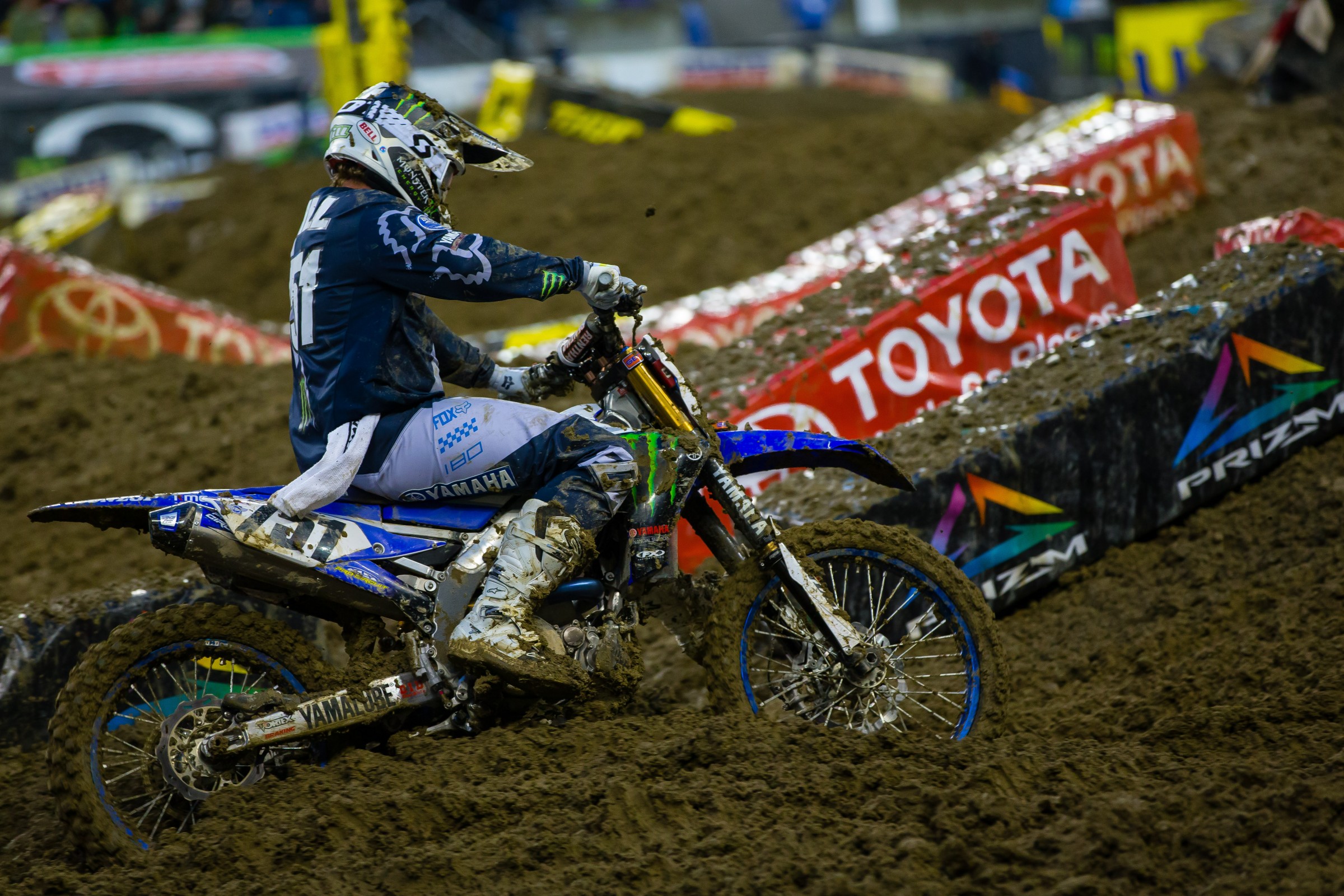Hill placed 21st in his first 450SX race this season in Seattle.