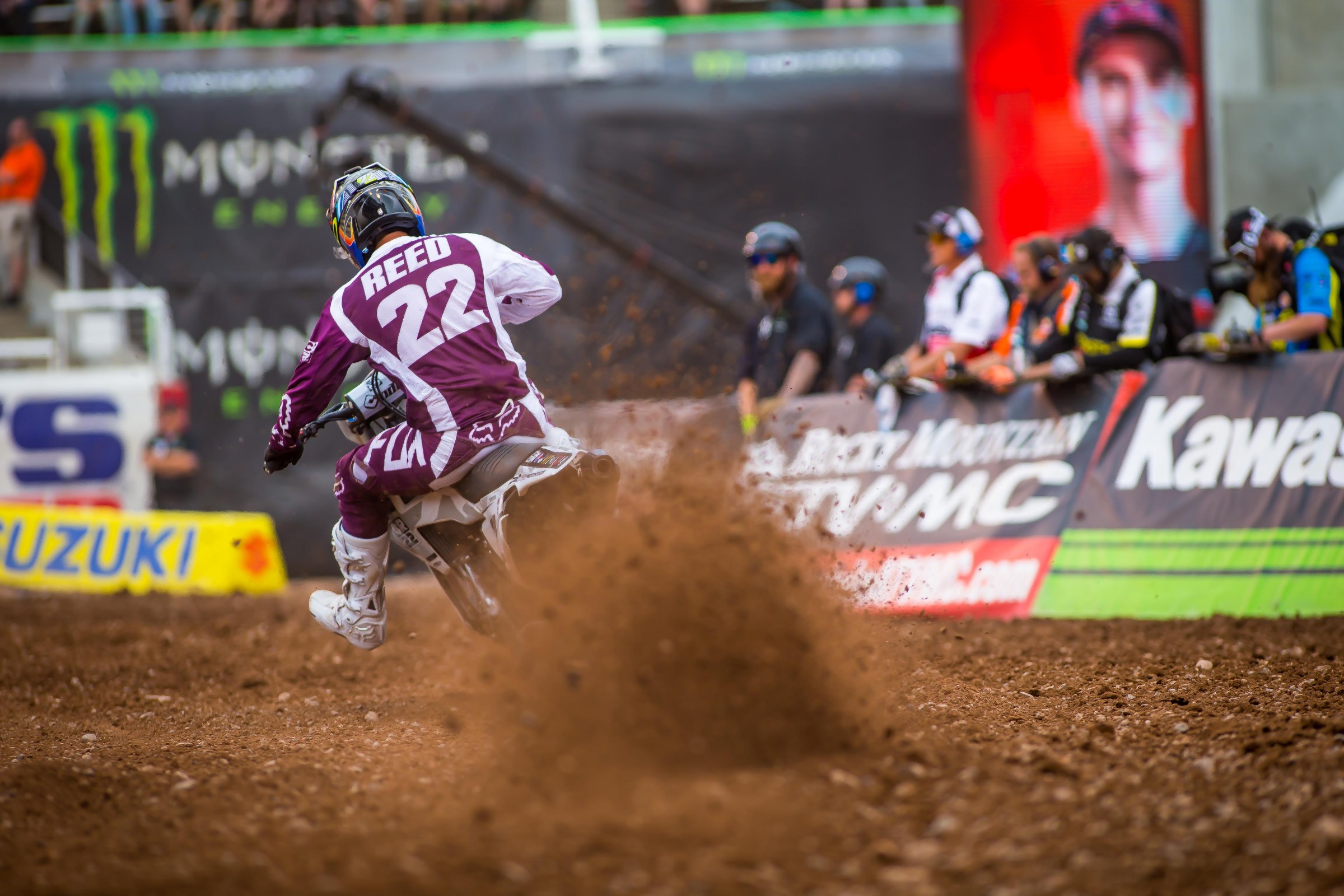 As usual, Chad Reed was a fan favorite and got plenty of love during opening ceremonies. He ended the night in eleventh.