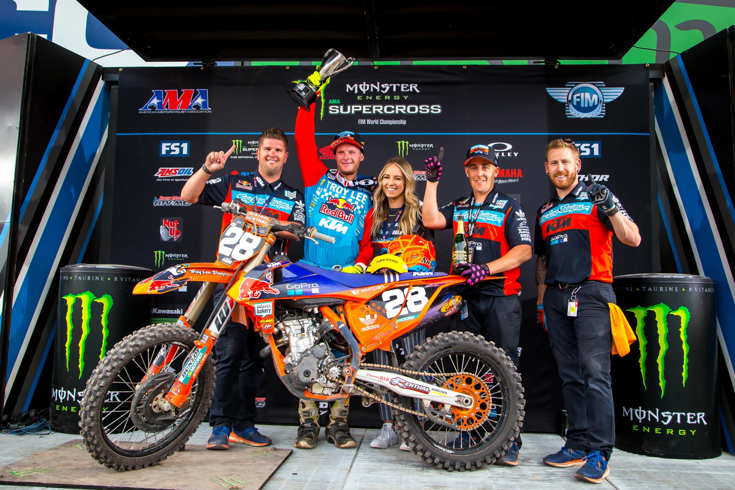 McElrath took his first win since the season opener over the weekend.