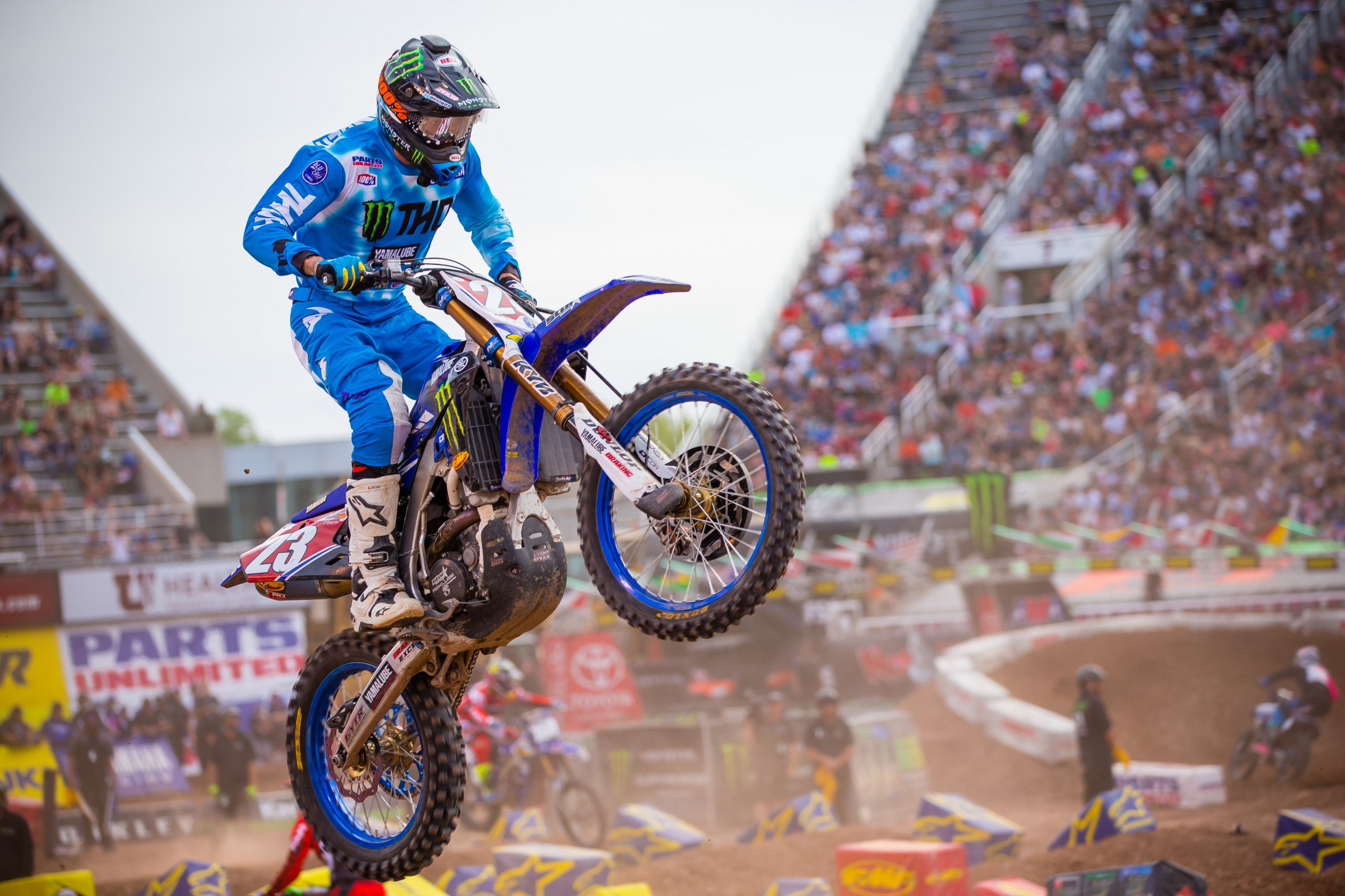 Plessinger needs a top-ten finish in Vegas to win the 250SX West Region title.