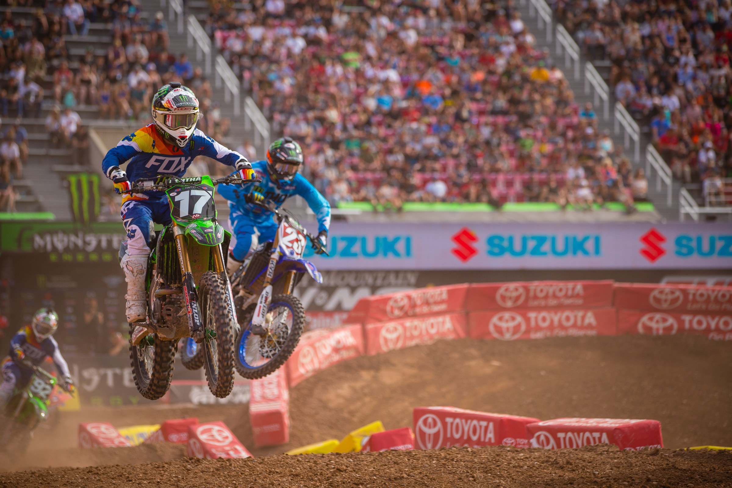 Plessinger (#23) has 22 points on Savatgy (#17) heading into Las Vegas.