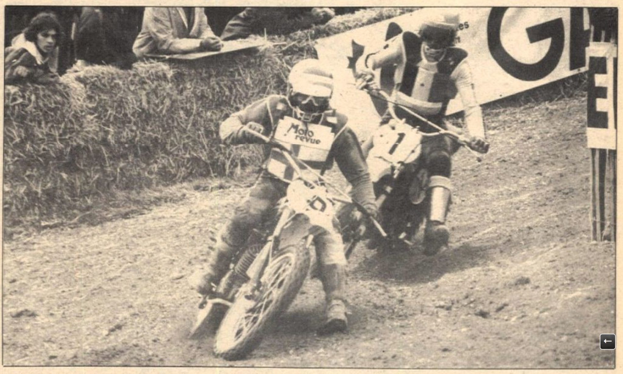 Heikki Mikkola leads Roger DeCoster in France.