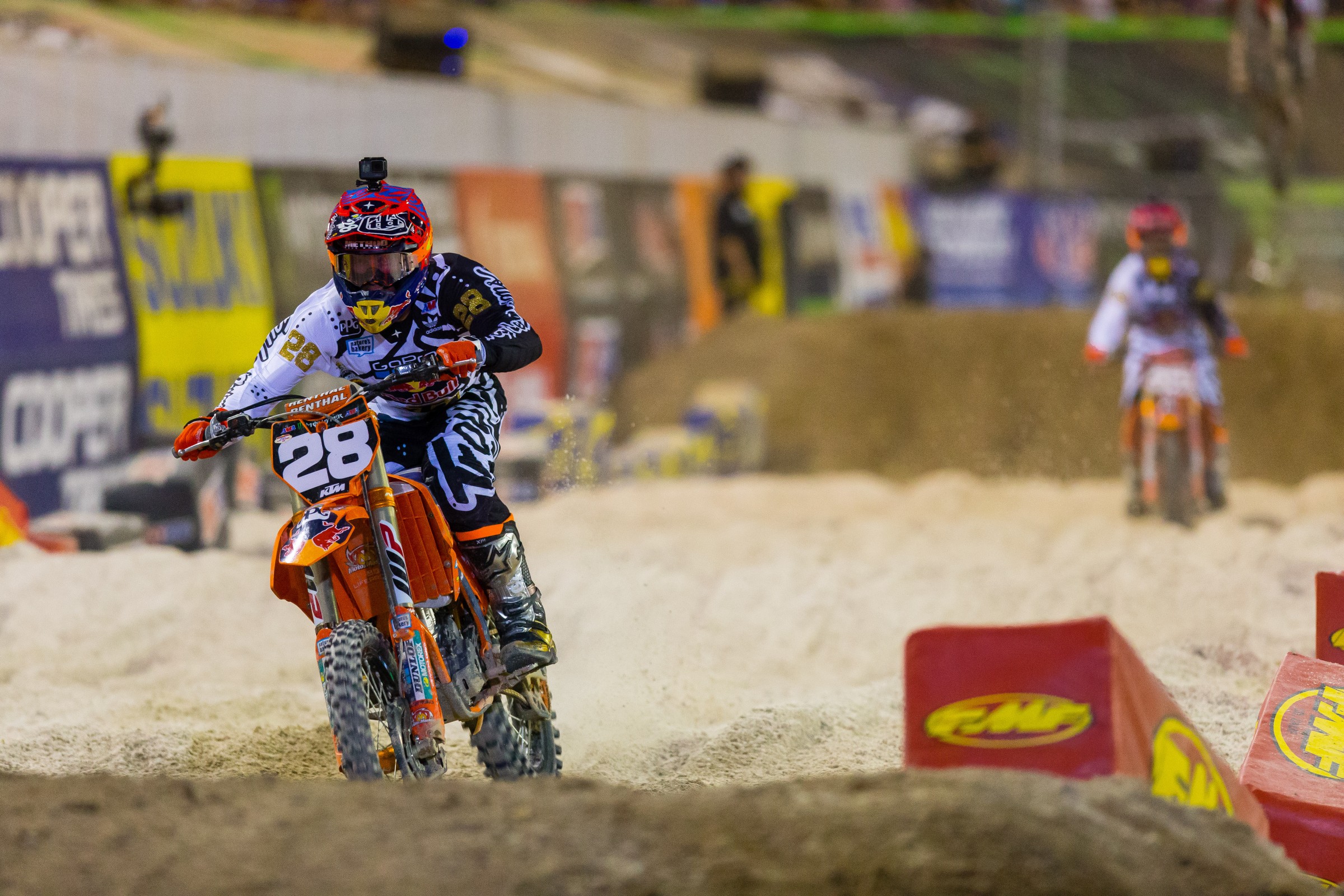 Smith's teammate McElrath ended the season in third place overall in 250SX West.