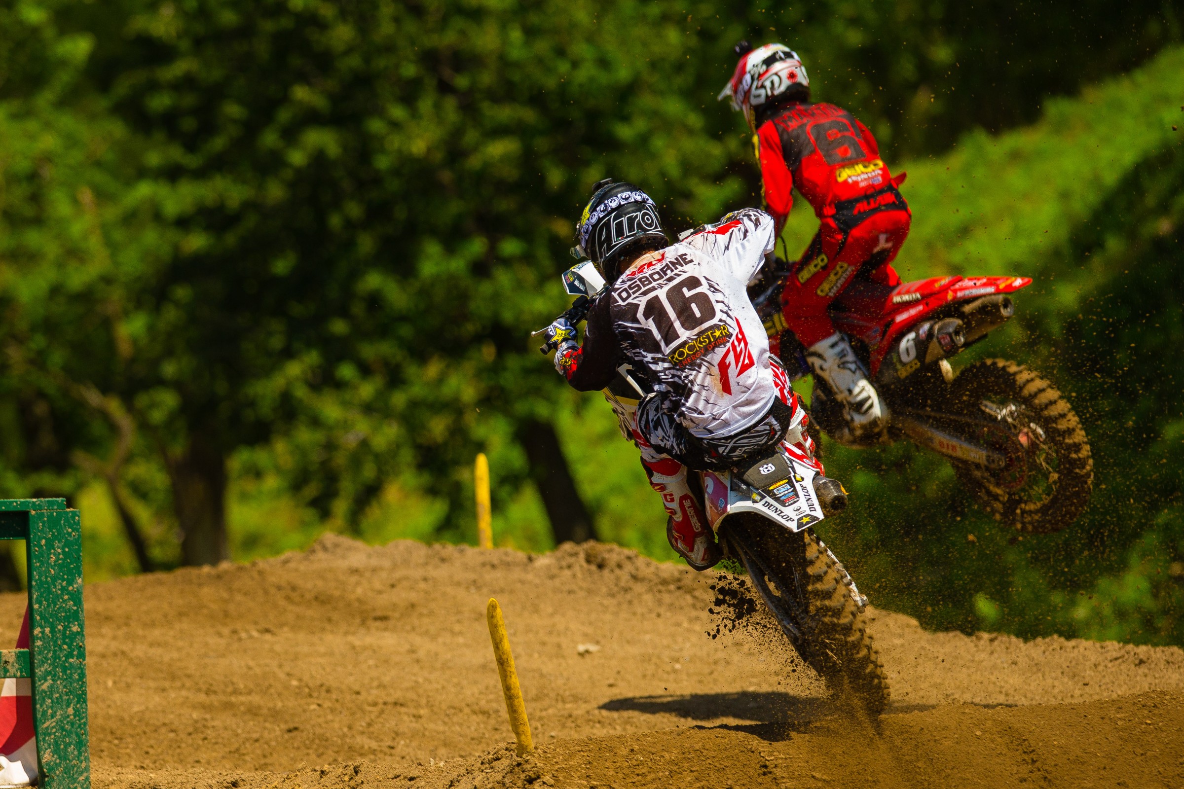 Martin (#6) finished second in points to Osborne last season.