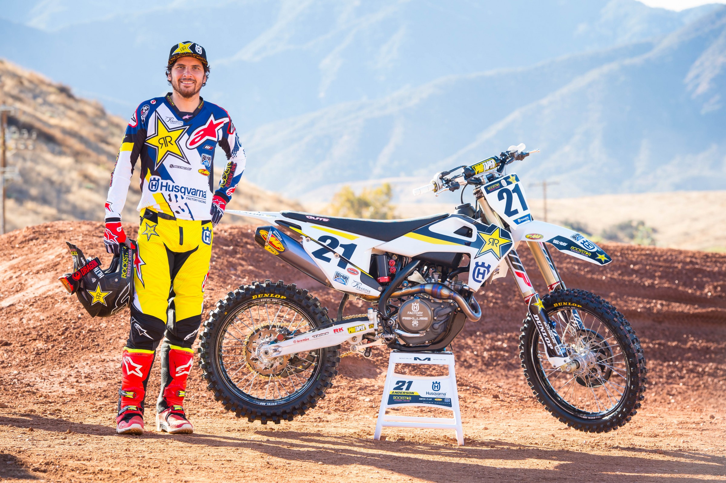 Anderson is coming off his 2018 Monster Energy Supercross Championship title win.