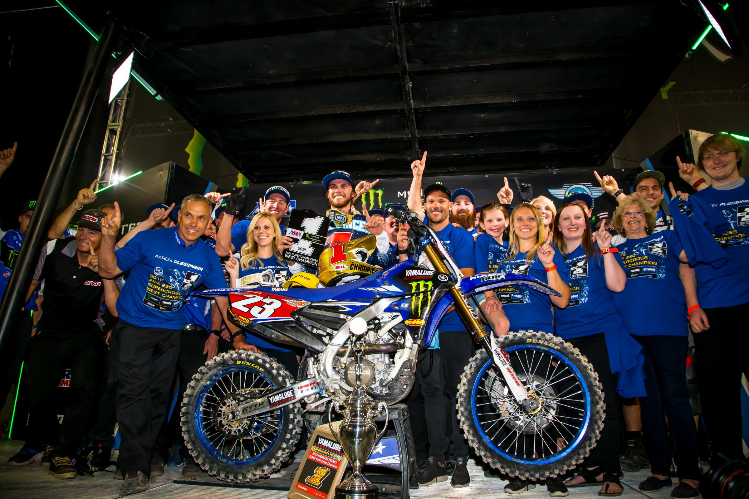 Plessinger is coming off his 250SX West Region Championship win, but has been training for the outdoor season since February.