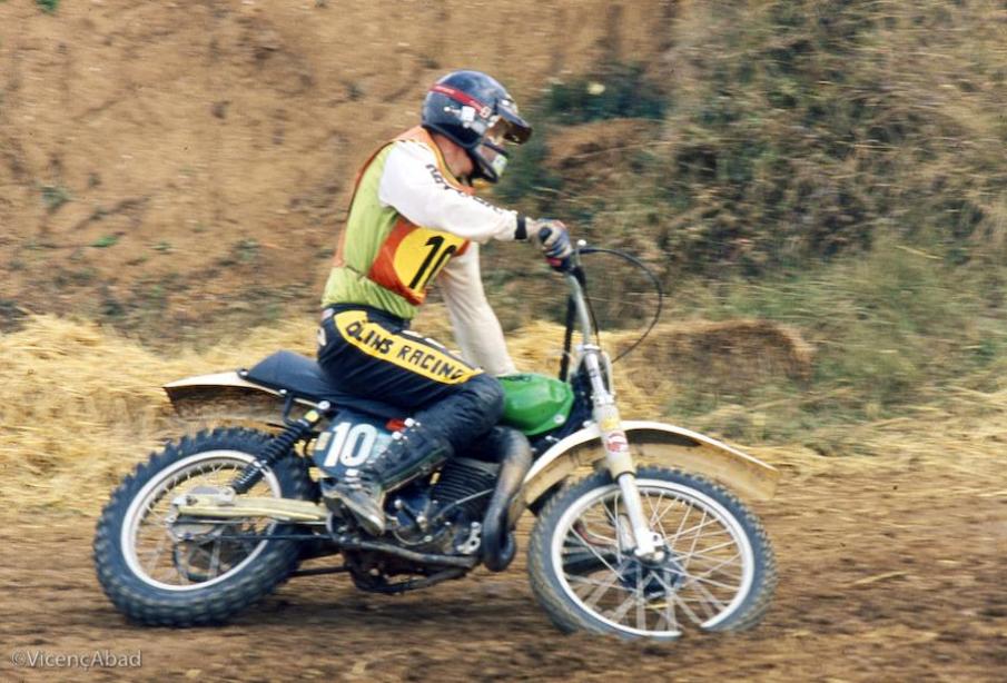 Kawasaki pioneer Thorlief Hansen in a photo from the late seventies.