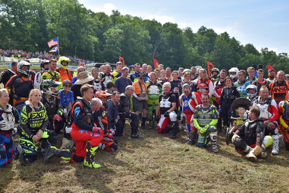 John Penton was in attendance and was honored at the start of the 10 a.m. race.