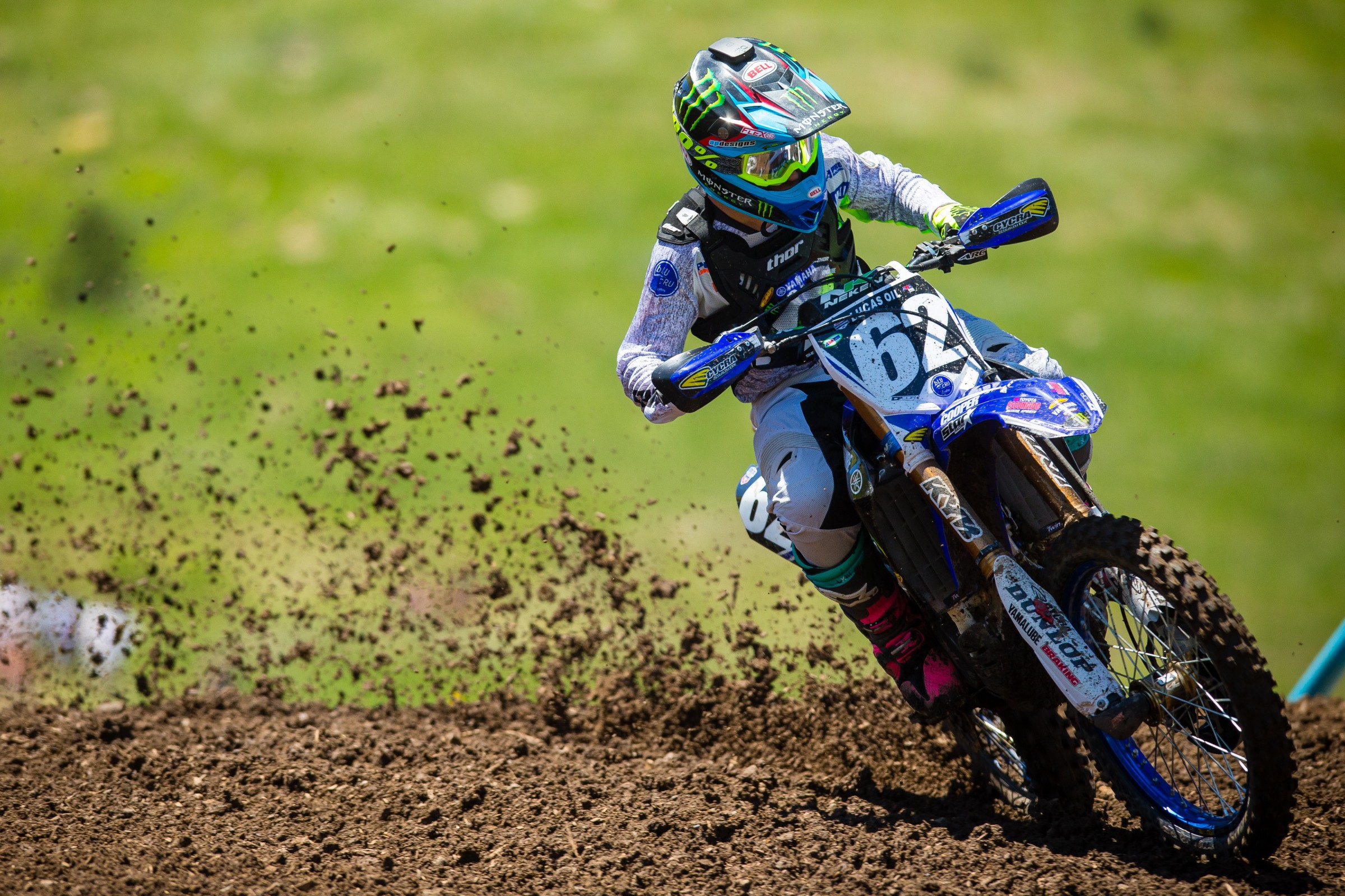 Justin Cooper has a moto win 10 months into his pro career.