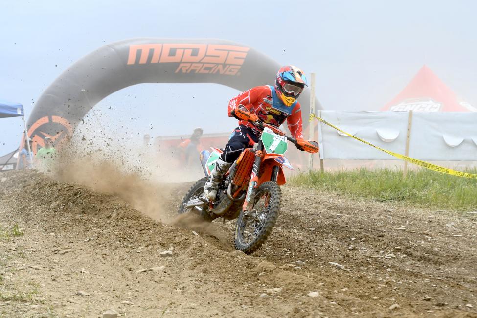 Josh Toth was on the gas Sunday, earning his sixth win of the season. He now sits eight points behind the XC2 250 Pro class points leader.