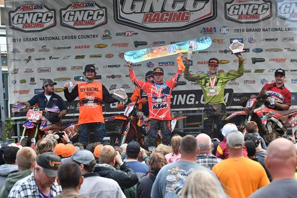Russell topped the podium for the seventh time this year at Snowshoe.