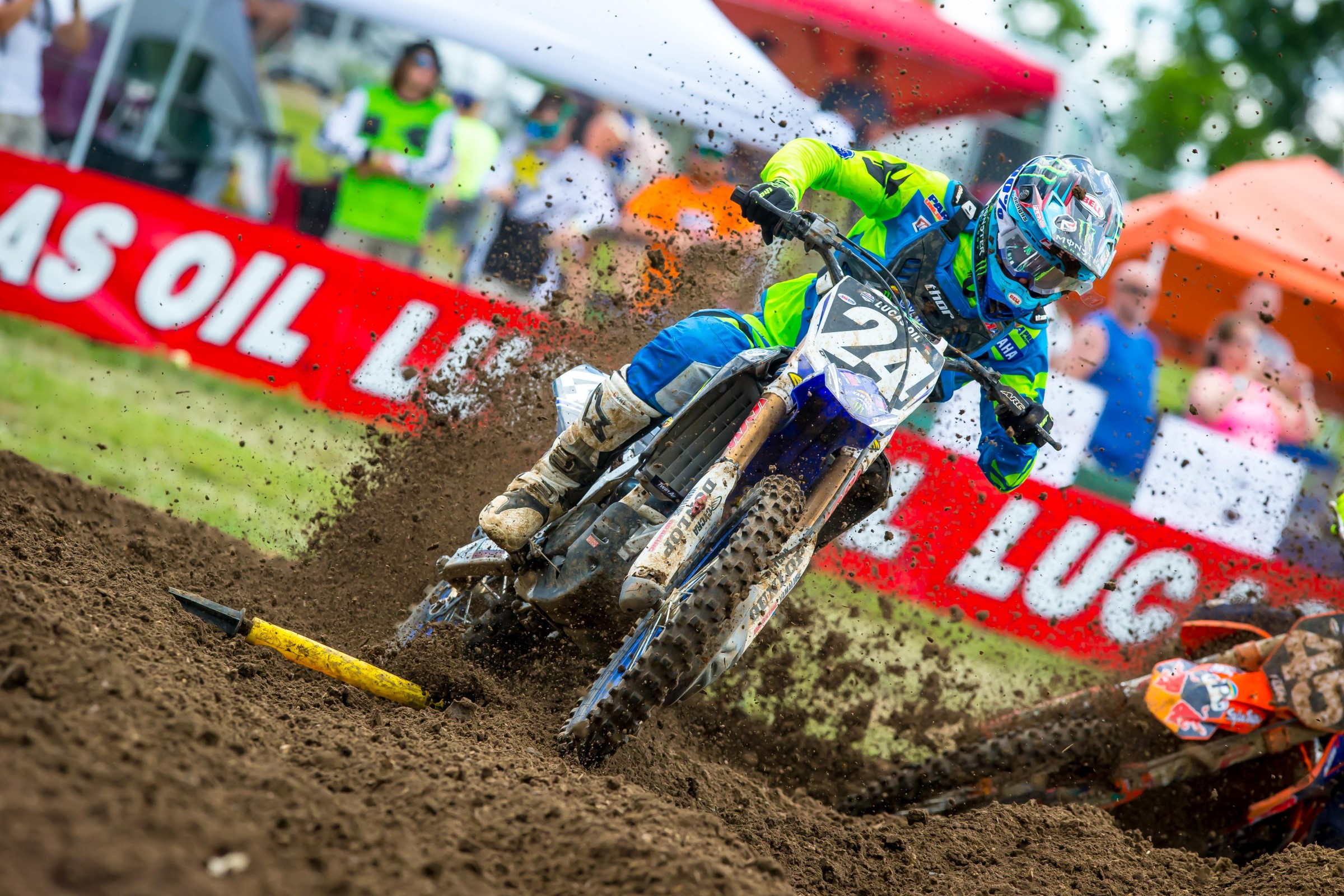 Ferrandis' made the podium in just his second race back after injury.