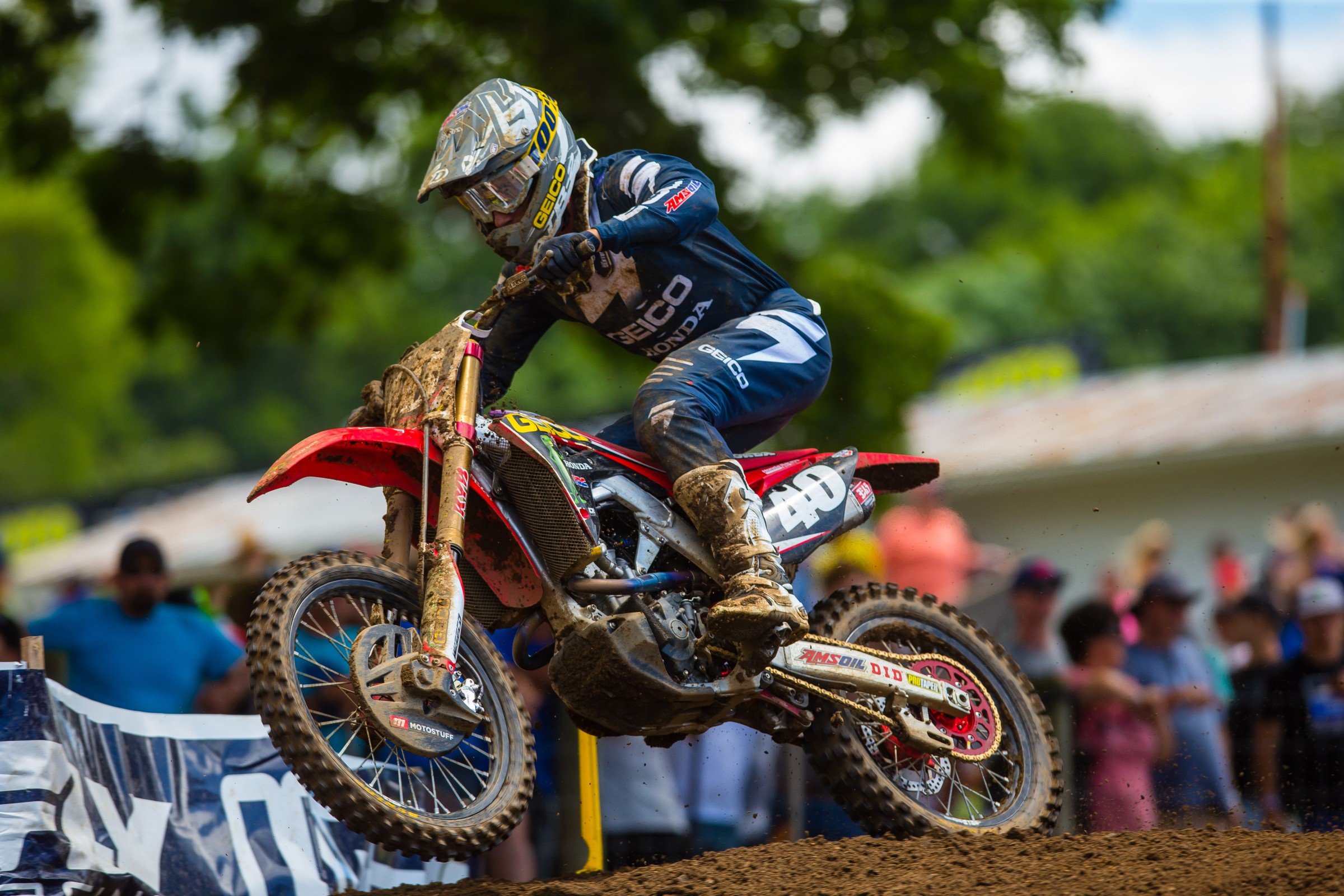 Sexton took his first career Pro Motocross podium finish over the weekend.