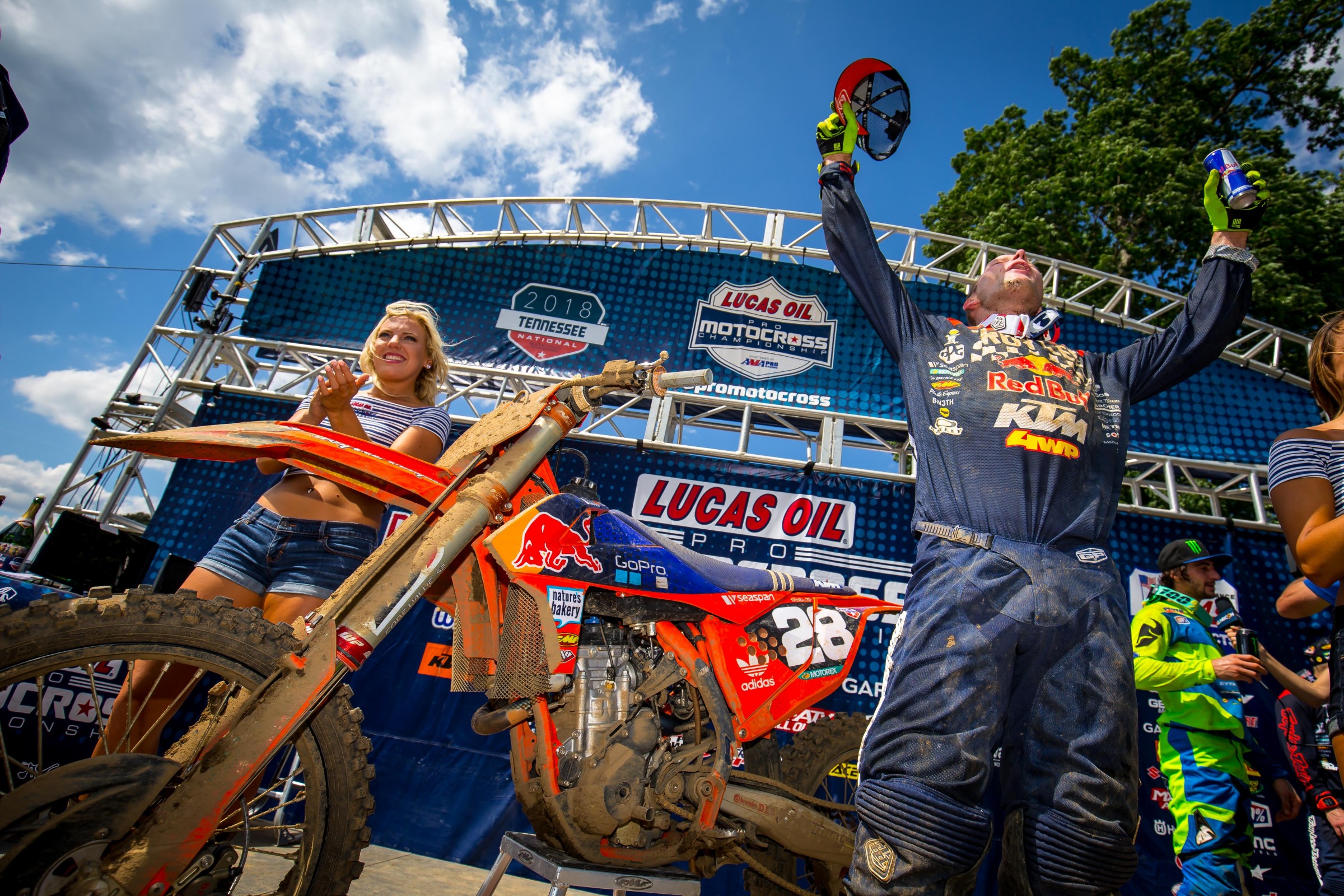 McElrath's 3-2 moto scores earned him the overall win in the 250 Class last weekend.