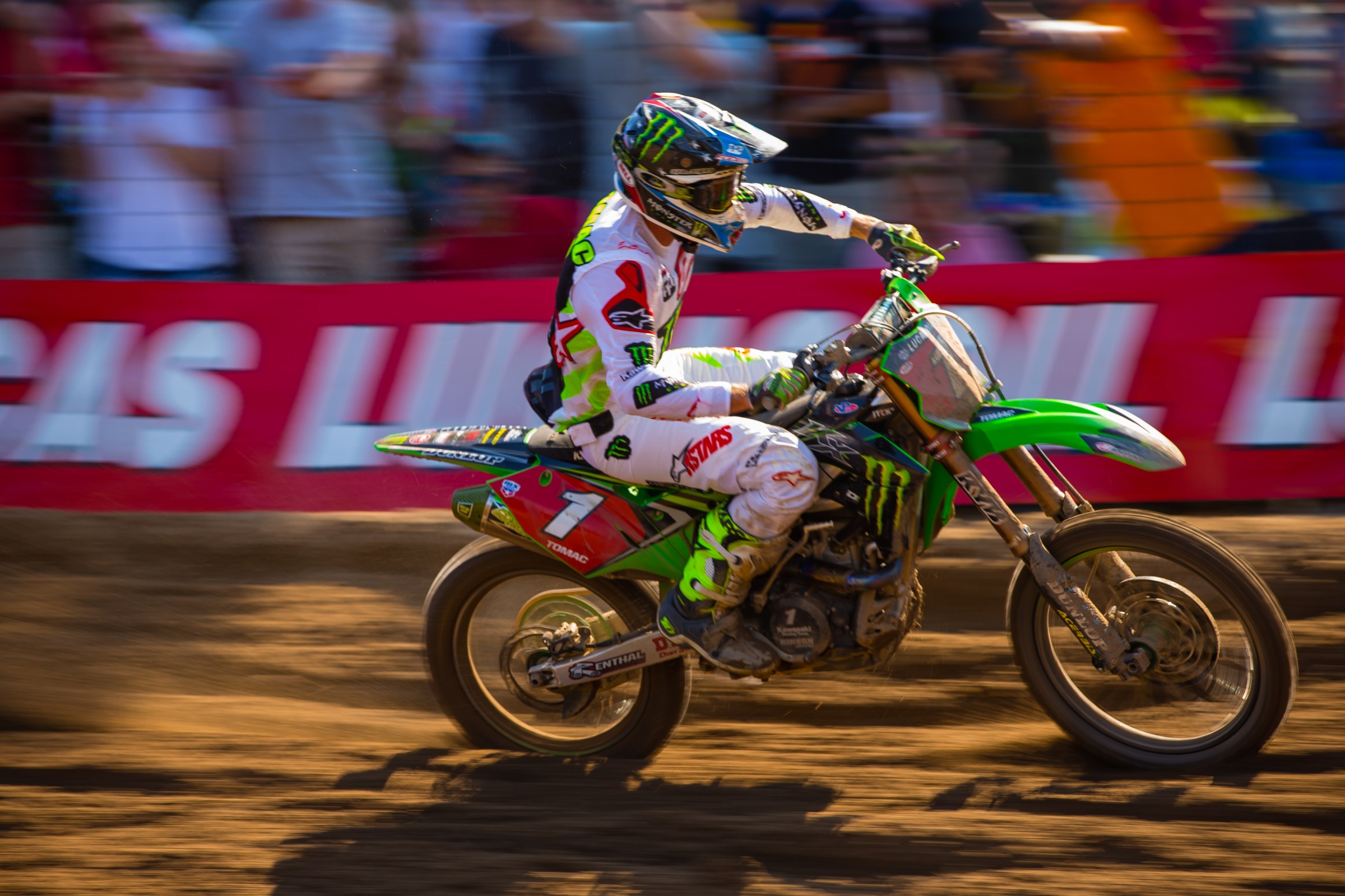 Tomac's five-race win streak was broken on Saturday.