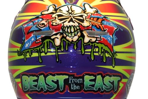 One of the coolest crash lids ever painted.