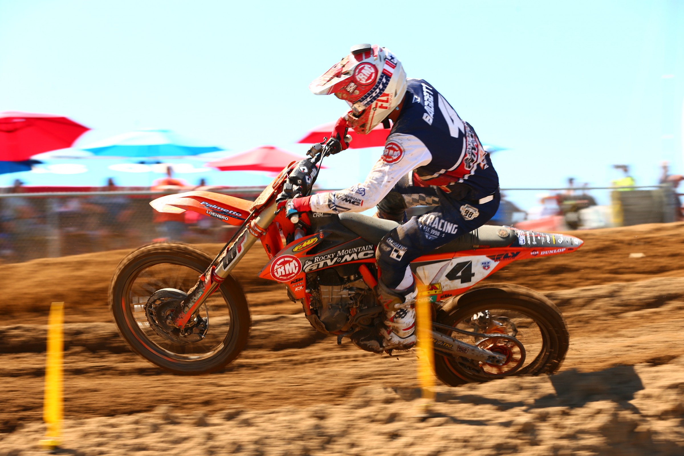 Blake Baggett finished fourth overall on the day.