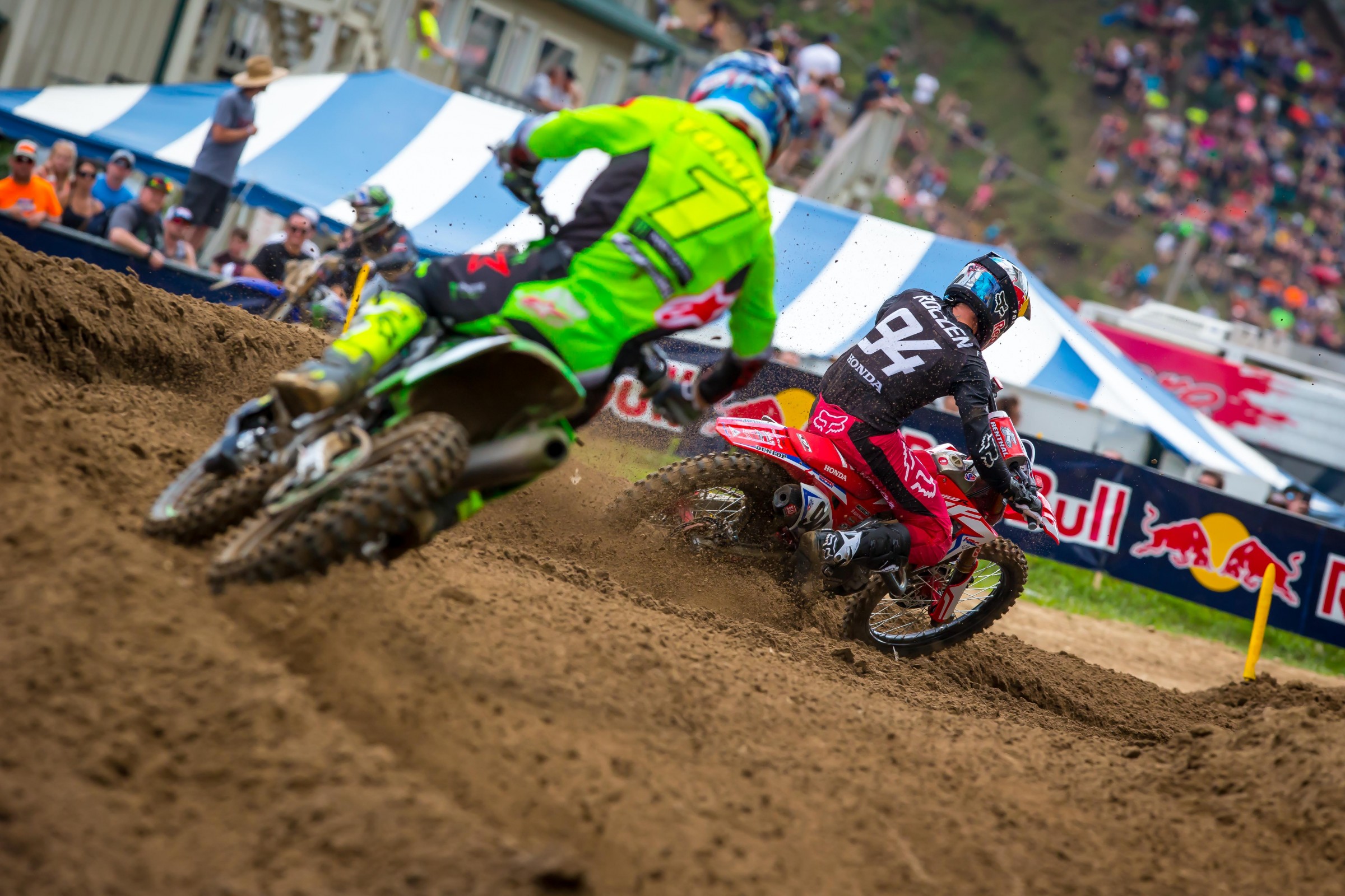 Roczen and Tomac had fantastic battles in both motos.