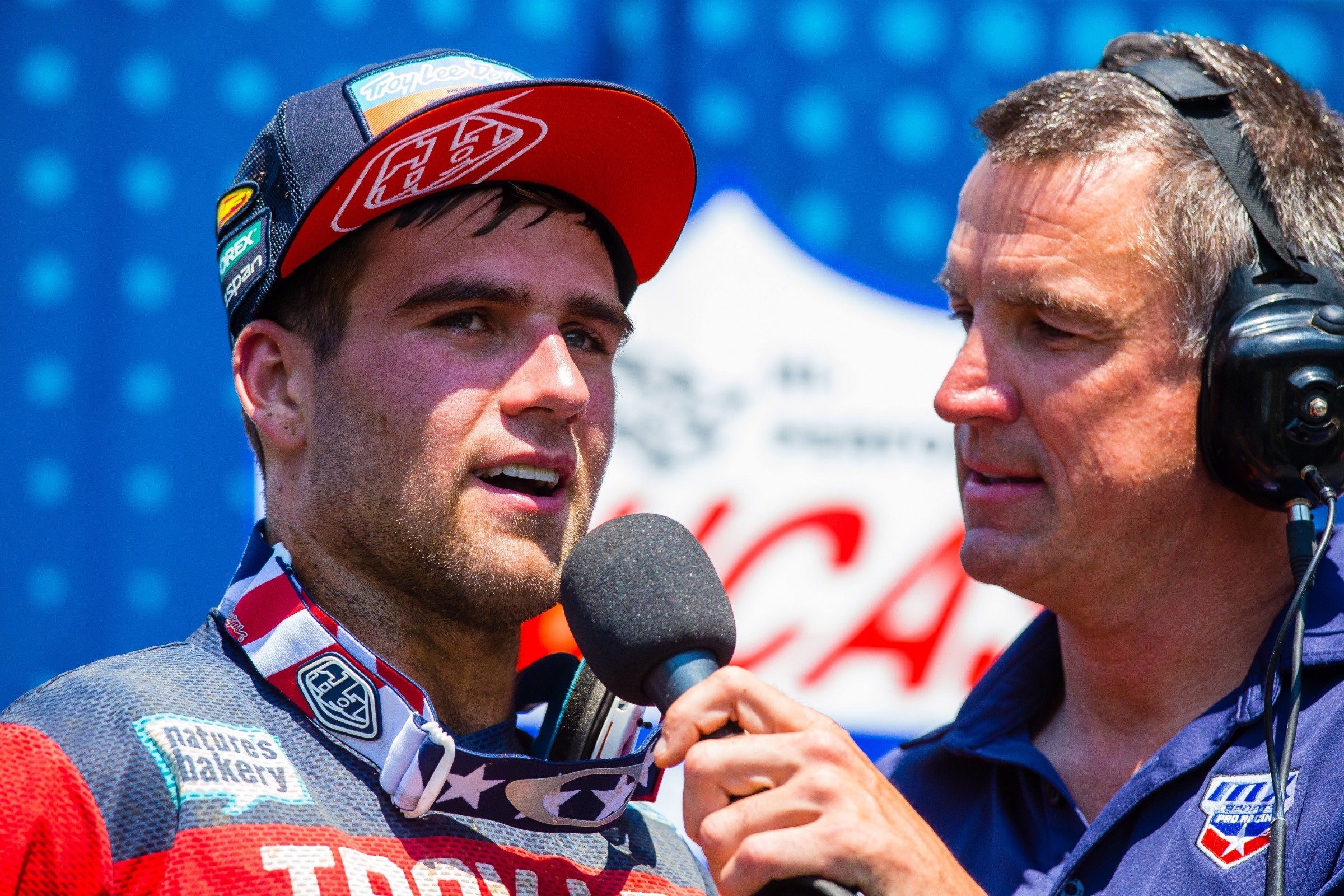 Smith took his first podium of the season in the first moto.