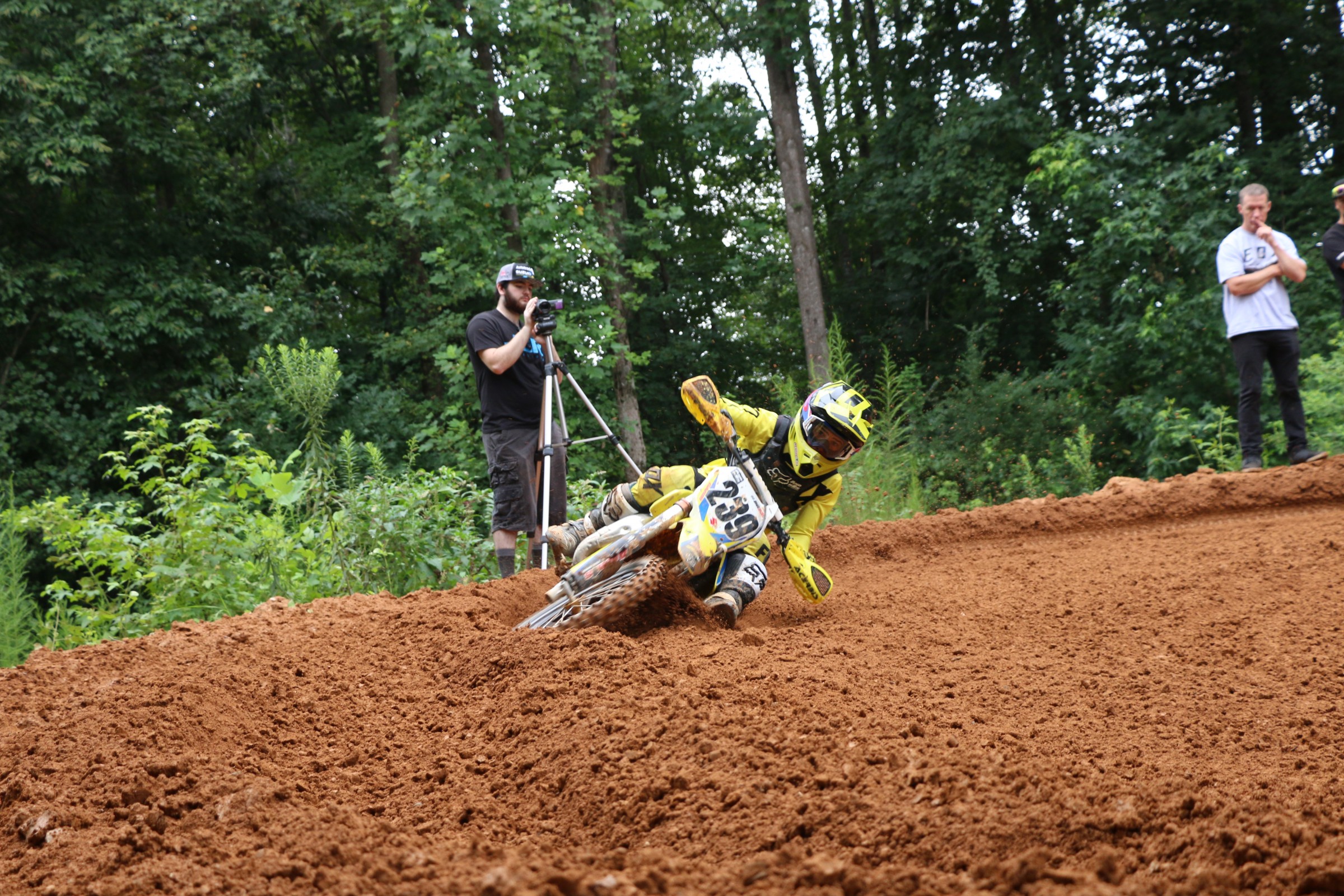 Ben Garib got the lean angle part dialed in.