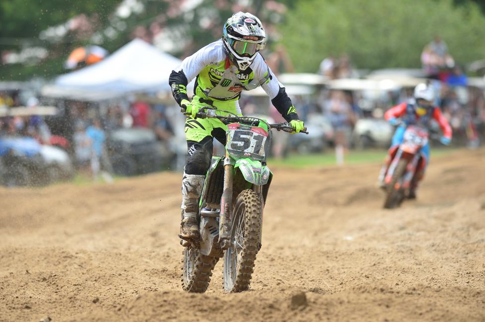 The 250 A moto one was nothing short of exciting as Seth Hammaker took the win, with Derek Drake in second.