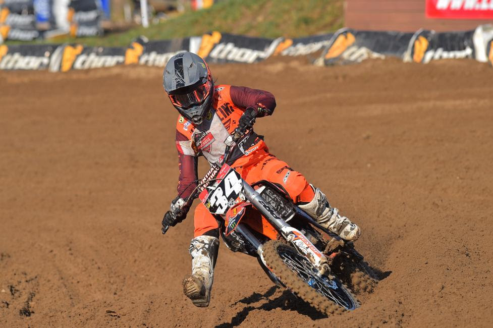 Tayler Allred earned the Girls (11-16) moto two win Friday morning.