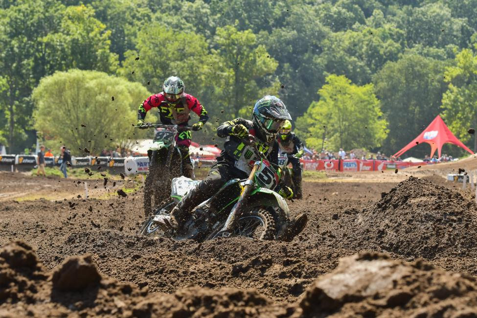 Seth Hammaker battled throughout the week in the 250 A class.