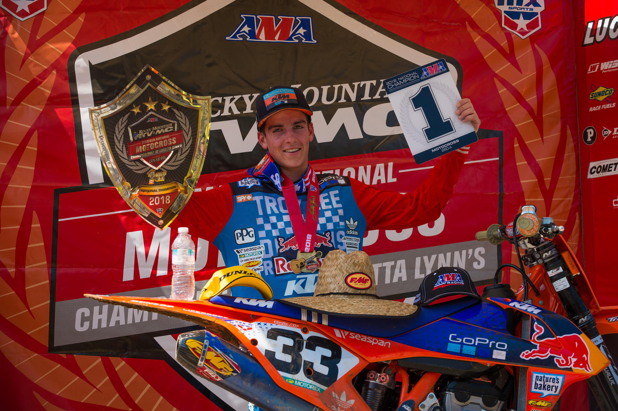 Derek Drake took home the 250 A and Open Pro Sport titles.