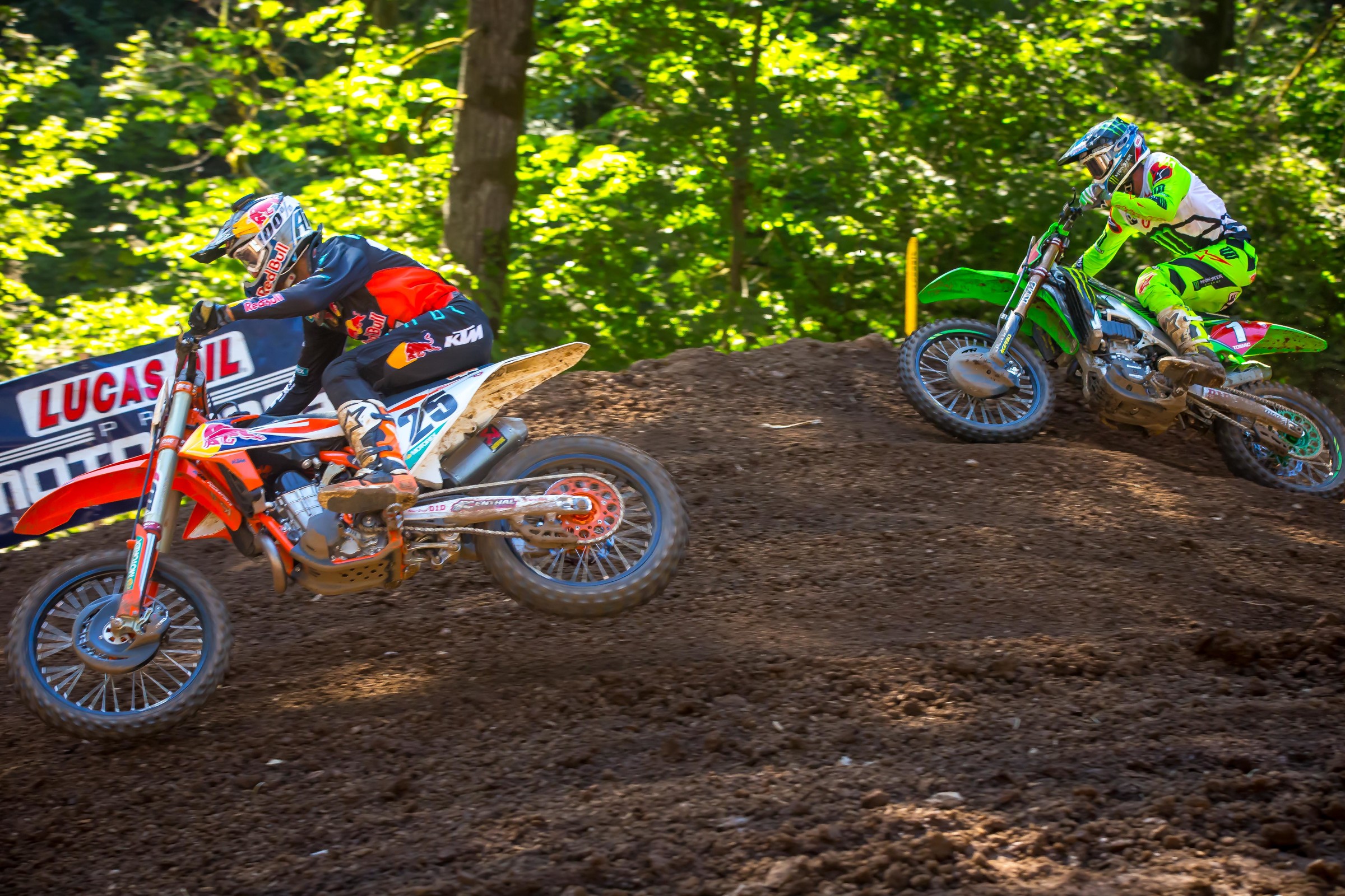 Musquin (#25) hasn't finished off the podium since Thunder Valley.