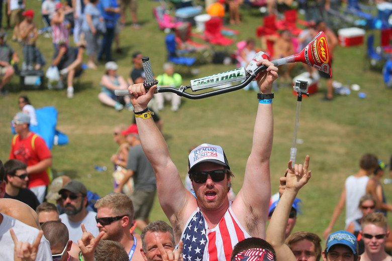 Ryan Villopoto will be on hand giving out tips on properly guzzling a beer bong.
