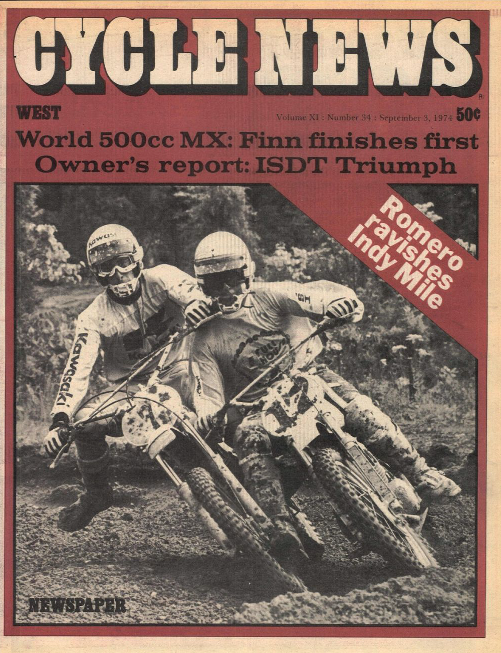 And the Cycle News cover.