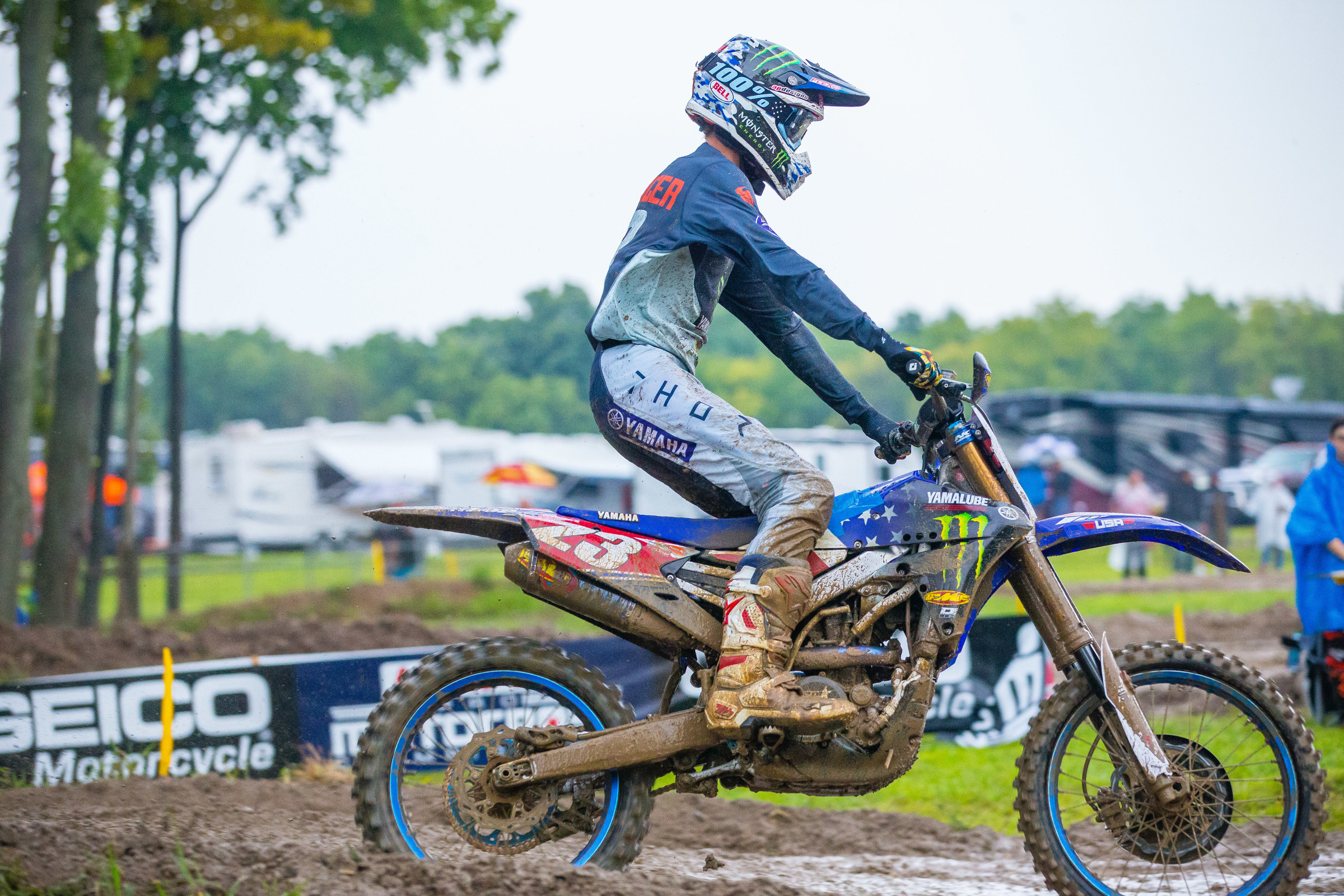 Plessinger took both moto wins at Ironman after already clinching the 250 Class championship last weekend.