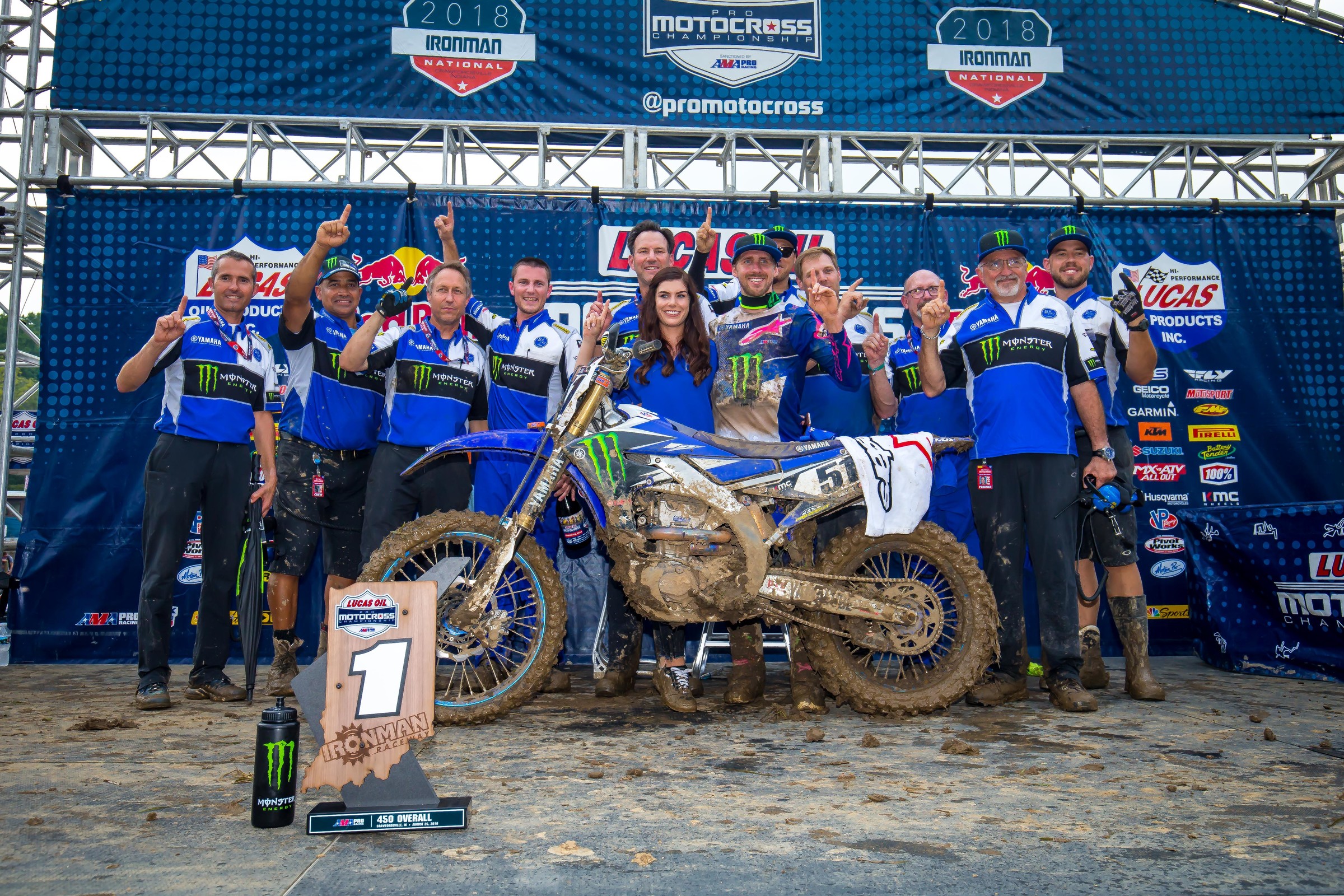 Barica's first moto wins of the season accompanied his first overall since 2015.